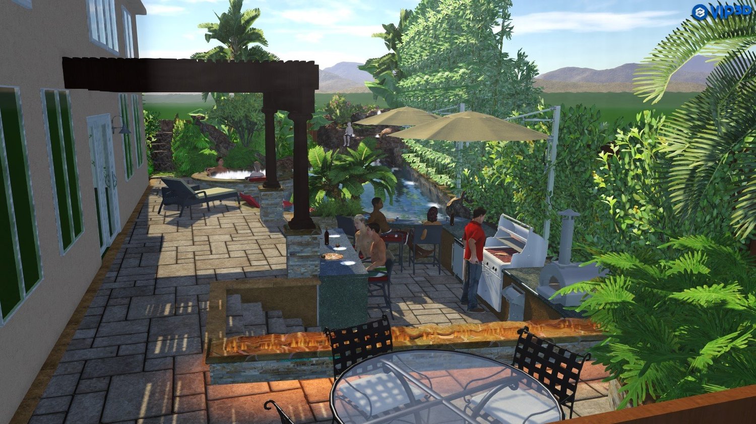 Concept taking advantage of every square inch to create a perfect family retreat