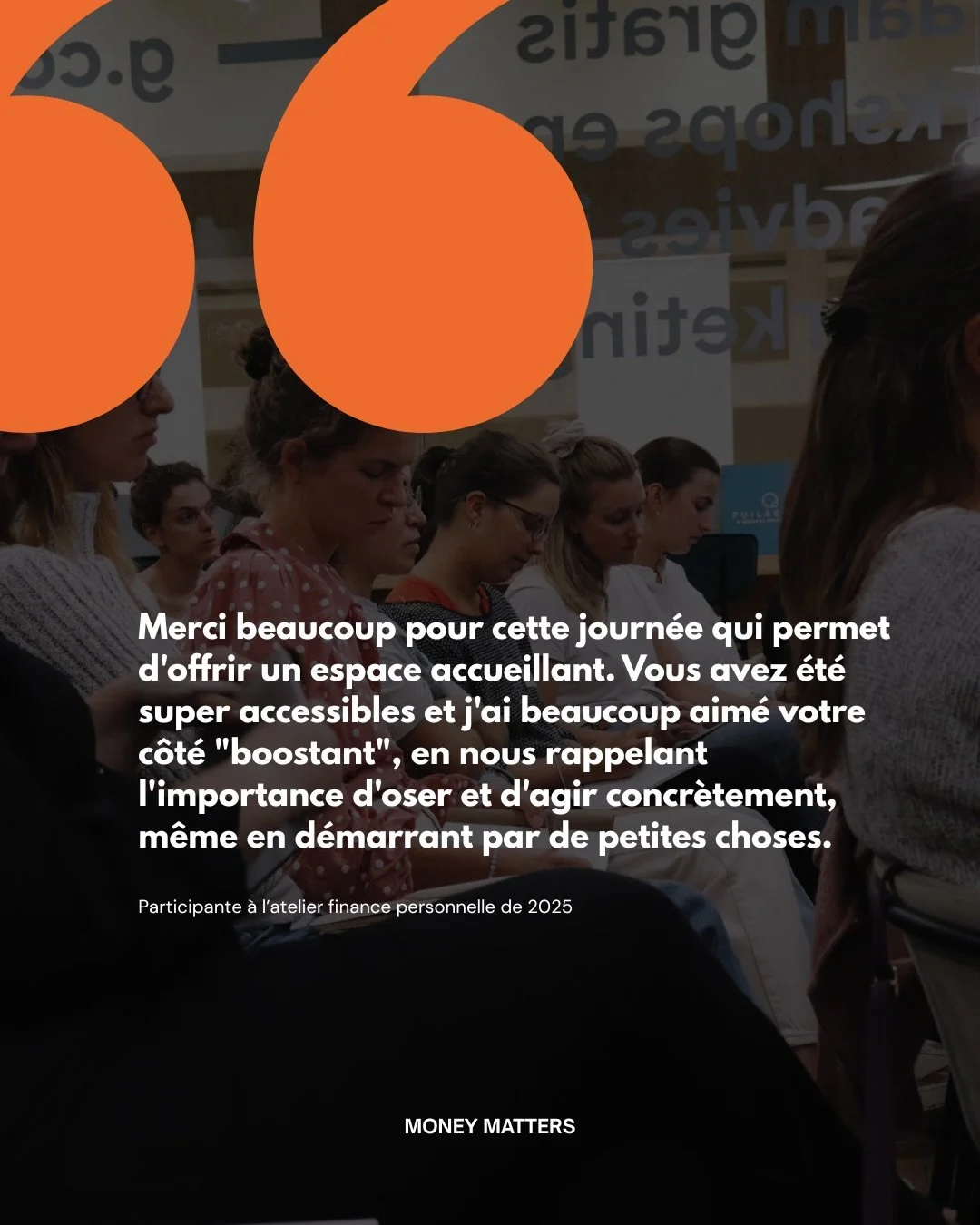 Nos anciennes participantes en parlent mieux que nous. 
Rendez-vous en 2026 pour repartir boost&eacute;es 🌸✨
Inscription via notre siteweb