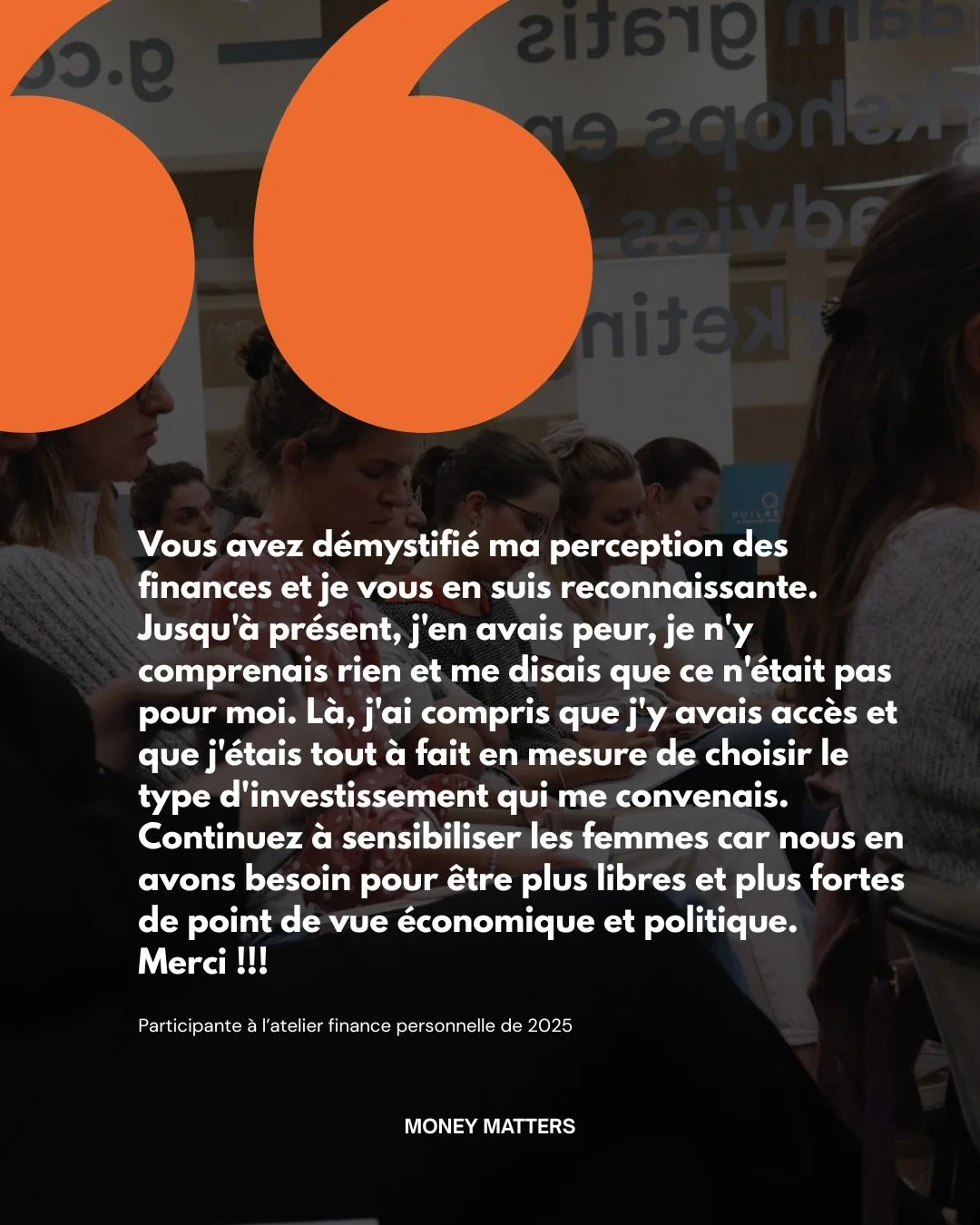 Elles en parlent mieux que nous 🫶🏽