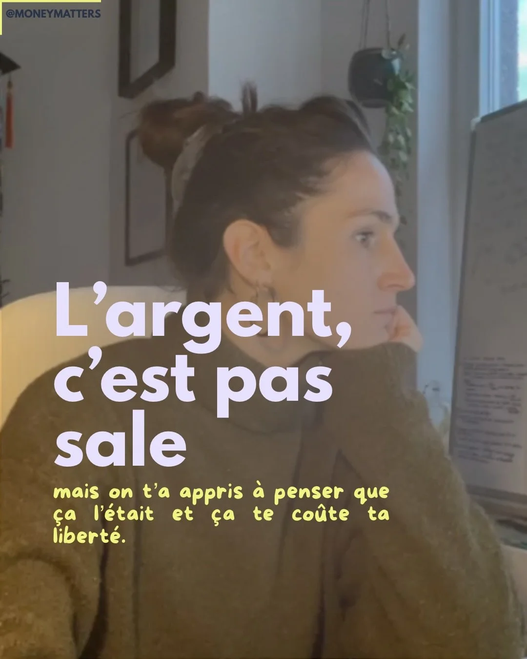 On t&rsquo;a appris que parler d&rsquo;argent, c&rsquo;est mal &eacute;lev&eacute;.
Que vouloir &ldquo;gagner plus&rdquo;, c&rsquo;est &ecirc;tre mat&eacute;rialiste.
Que l&rsquo;argent &ldquo;&ccedil;a cr&eacute;e des conflits&rdquo;, &ldquo;&ccedil