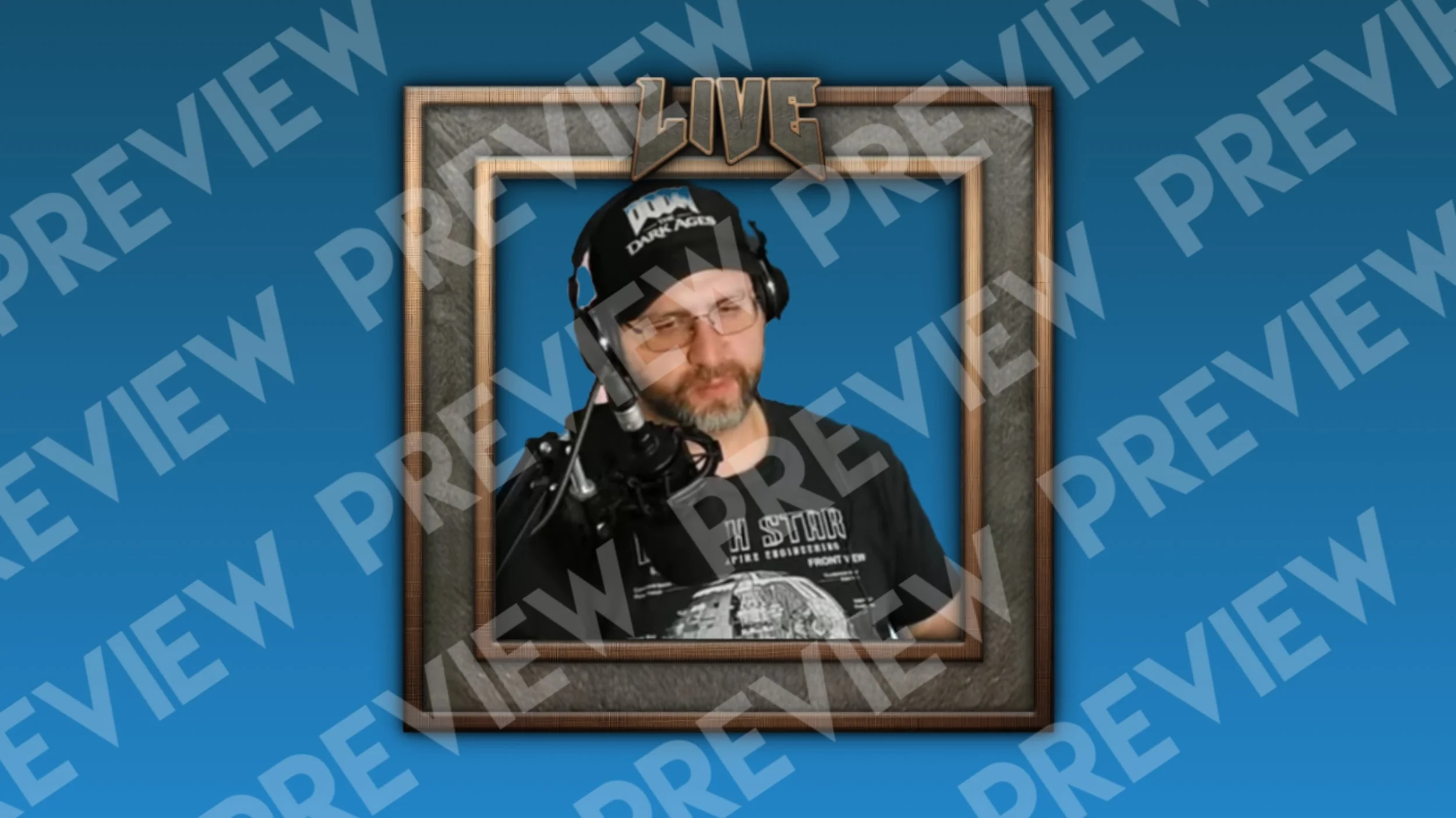 Medieval Action Horror Webcam Frame