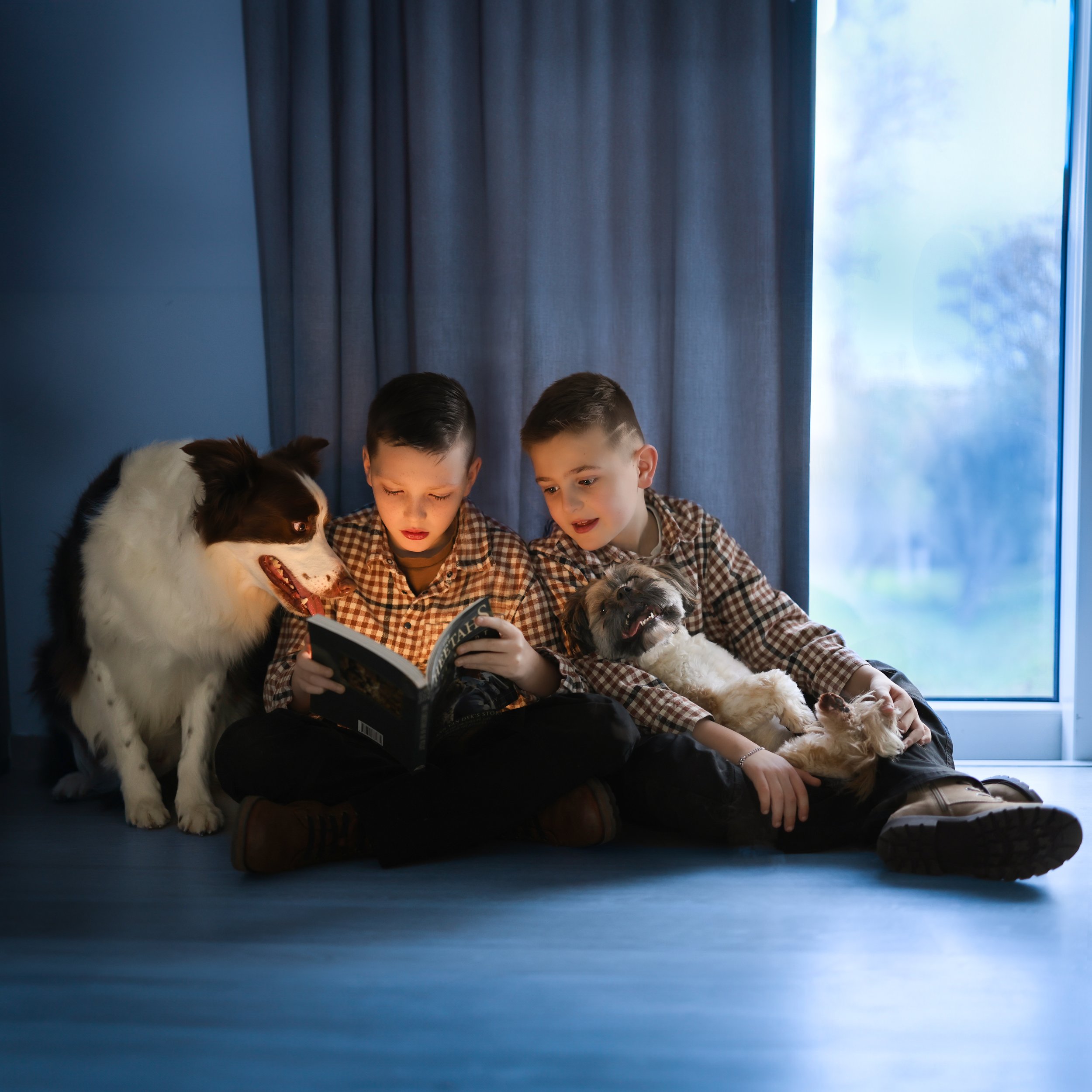 kinderfotografie-kinderen-lezen-boek-met-honden.jpg