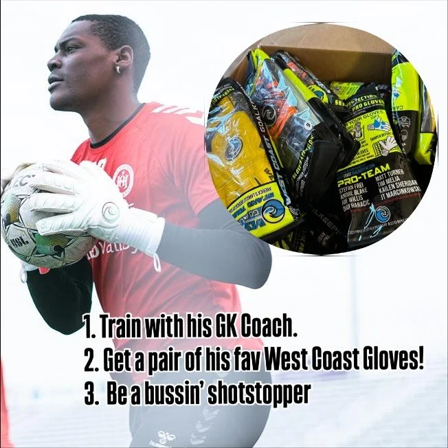 Just like..Siahaaaaa! The only thing you have to do is signup for the Gaspar-Siaha GK Clinic, this coming Sunday, Nov 16th 11am-1:30pm. ⚽️🧤Link in bio! Boys &amp; Girls welcome! #goalkeepertraining