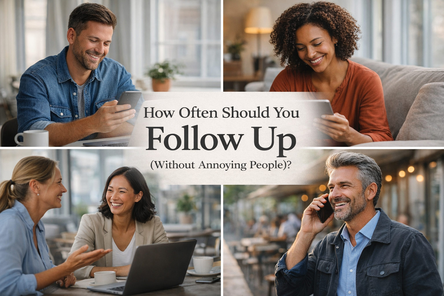 How Often Should You Follow Up (Without Annoying People)?