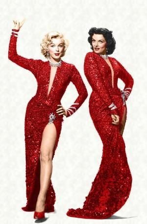 Marilyn during the filming of Gentlemen Prefer Blondes in 1953_.jpeg