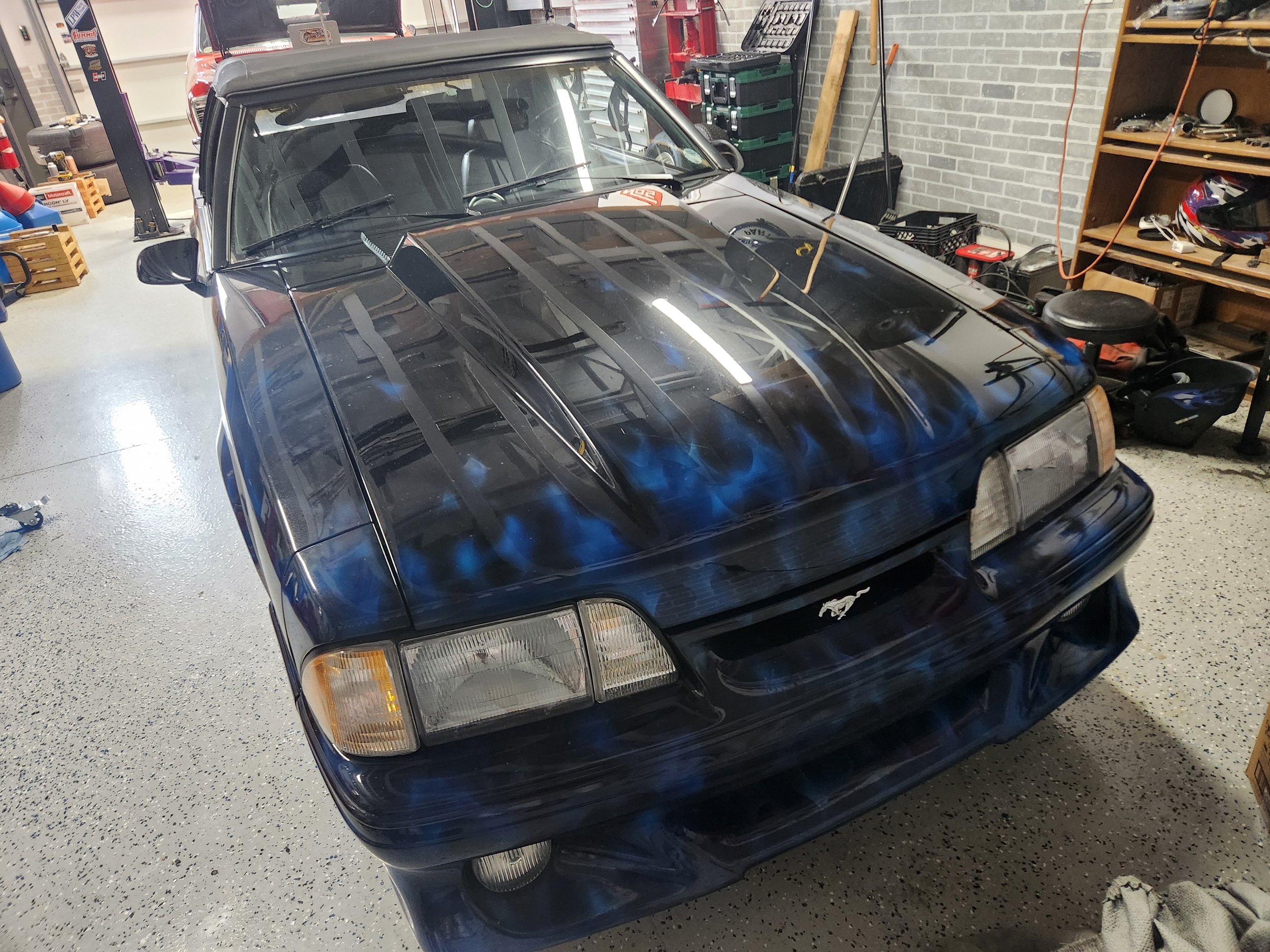 Robbie's LS powered Mustang - Holley Dominator EFI