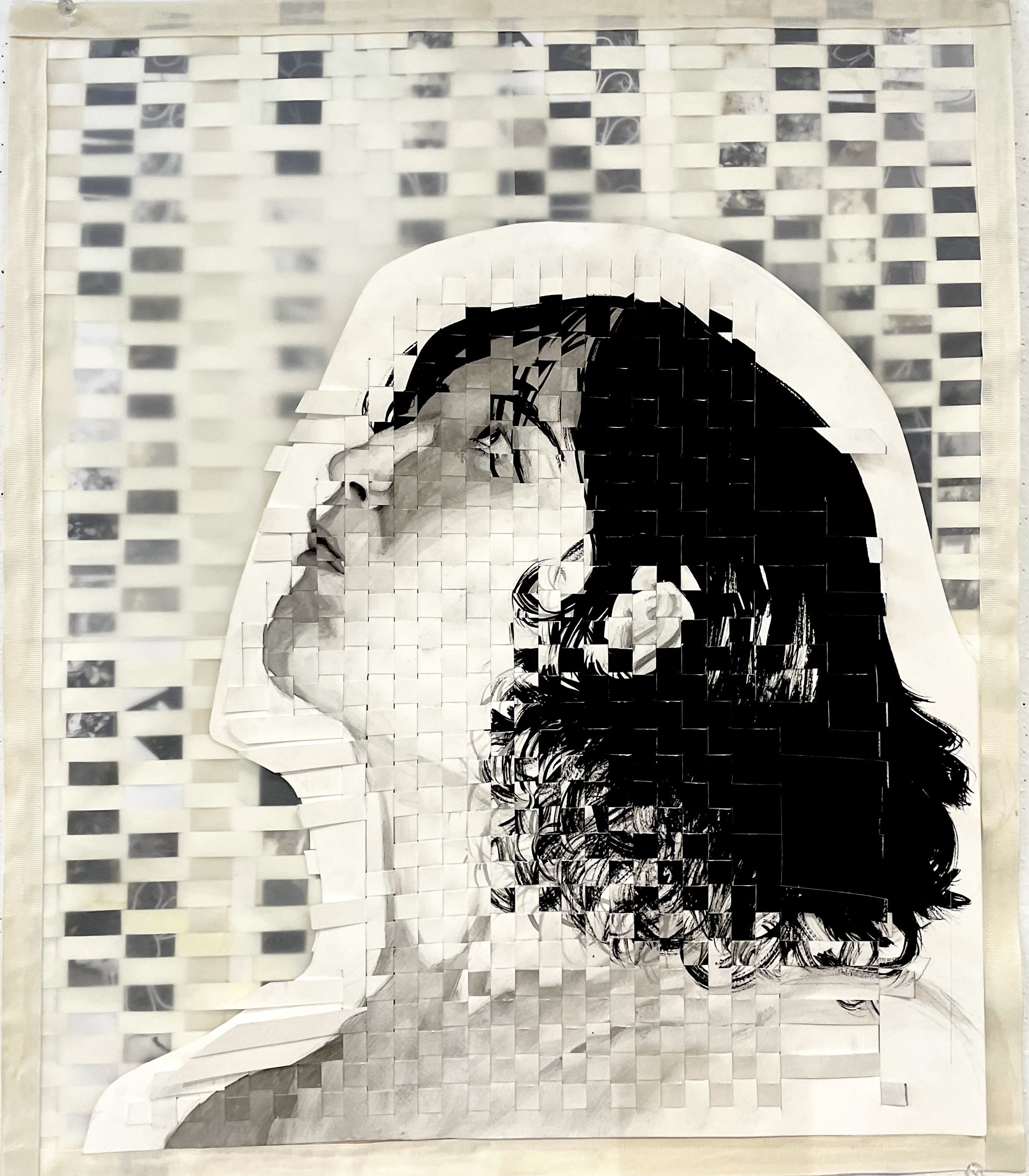 Memory Weaving Self-Portrait, 2024