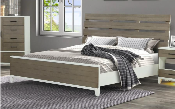 Daydreams 2pc Open Slat Panel Bed - Queen: 82"W x 70-3/8"D x 50"H