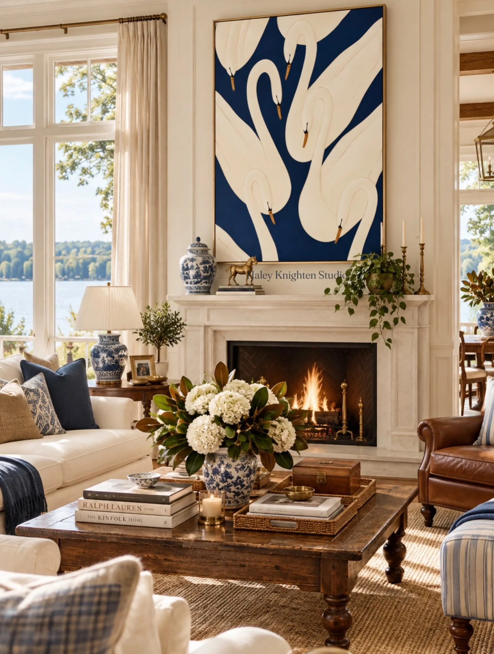 Some things never go out of style. 💙

A room full of collected treasures: fresh hydrangeas, a view of the lake, and a little Southern charm. The kind of place where memories are made and traditions are kept.

Tried &amp; True | 48 &times; 36&rdquo; 