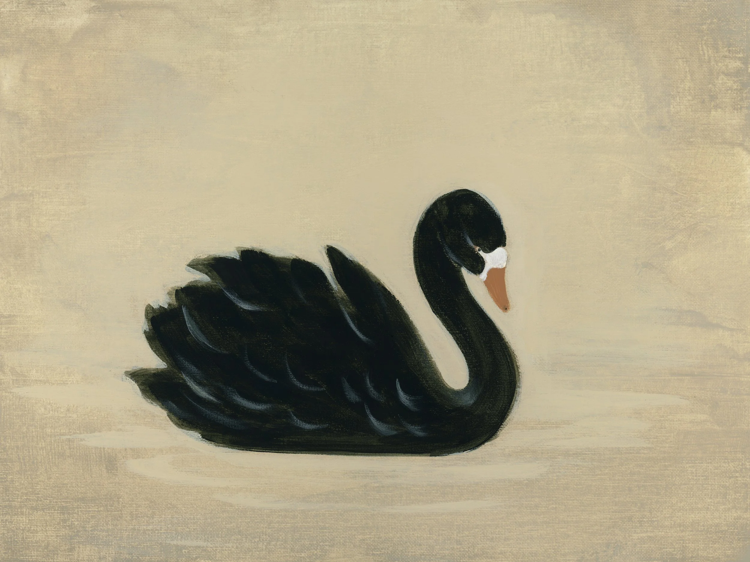 Black Swan No.1 -
12x16" -
2025 -
Acrylic on Canvas Panel -
Original Sold -
Prints Available 