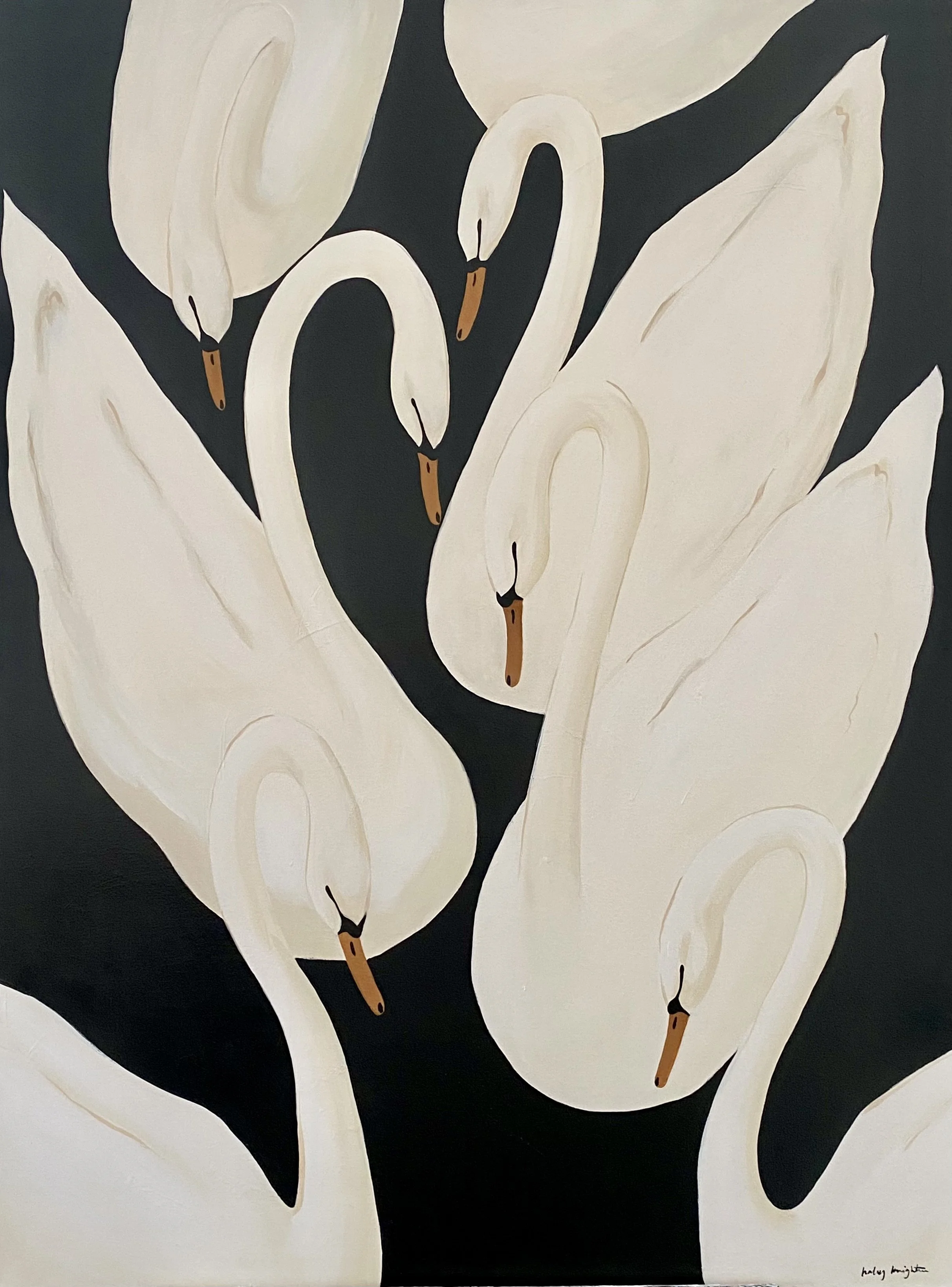 Chorus Line -
30x40" -
2025 -
Acrylic on Canvas -
Original Sold -
Prints Not Available