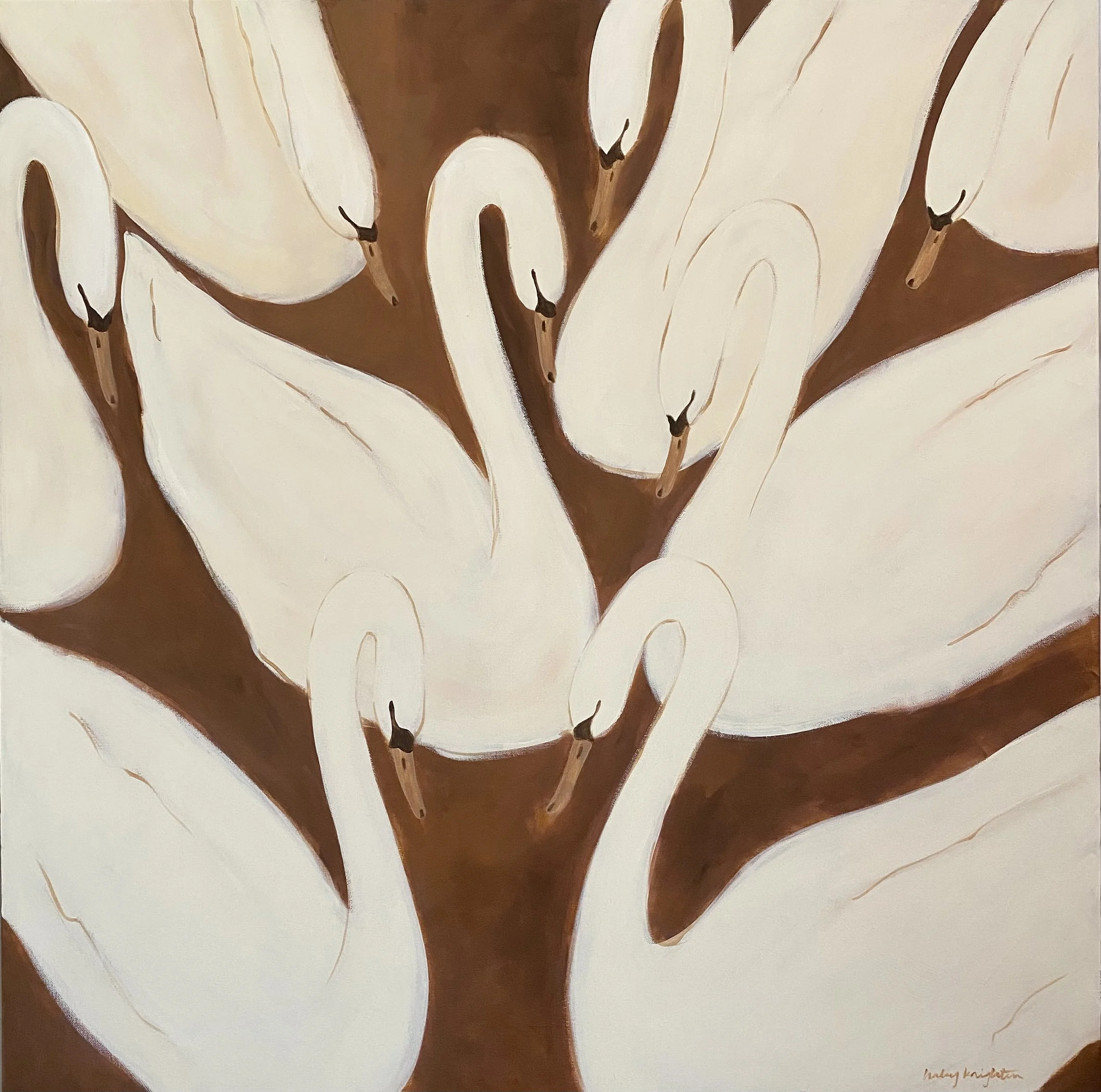 Caveladies -
36x36" -
2026 -
Acrylic on Canvas -
Original Sold -
Prints Not Available