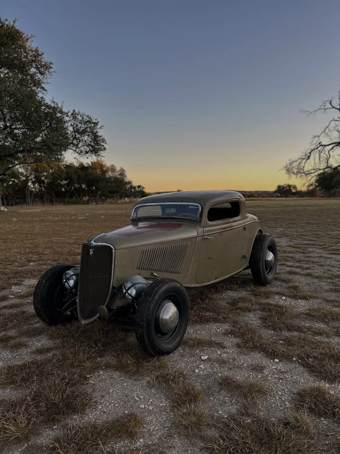 For those more interested in the process of the survival style paint job we gave this 3 window. Y&rsquo;all know this cars history from our previous posts. The car itself is a survivor and deserves to look the part. 
Now, we&rsquo;re no professional 