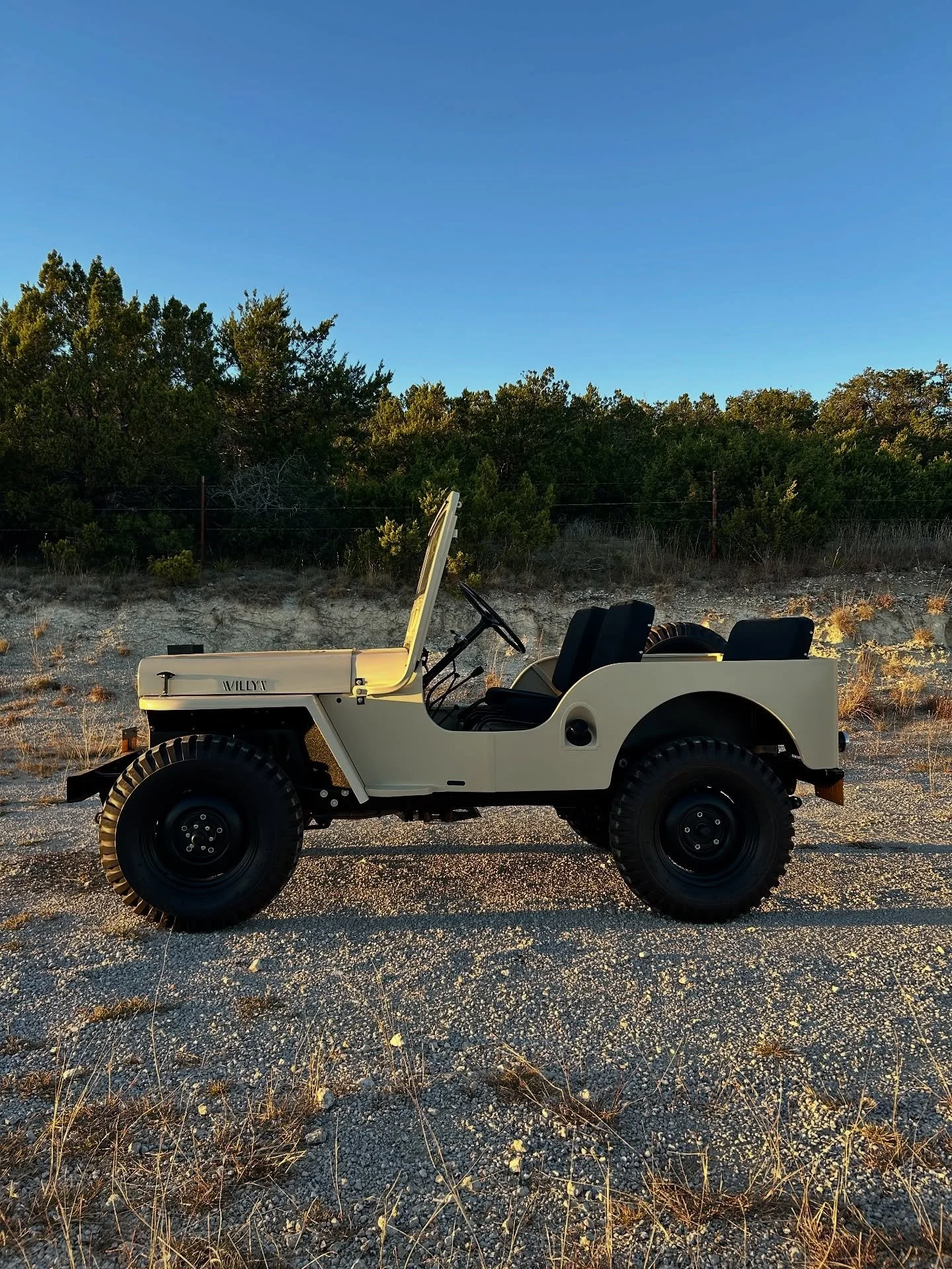 FOR SALE: 1953 CJ3A Willy&rsquo;s Jeep 
Complete frame off restoration done in 2024. 60 miles on it. Every nut and bolt has been restored or replaced. Full mechanical restoration: motor, transmission, front &amp; rear axels. 
Full documentation avail
