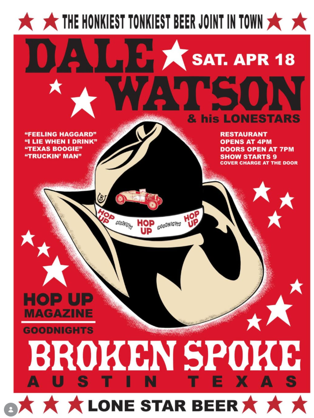 Hop Up Magazine & Dale Watson Lone Star Round Up Afterparty 