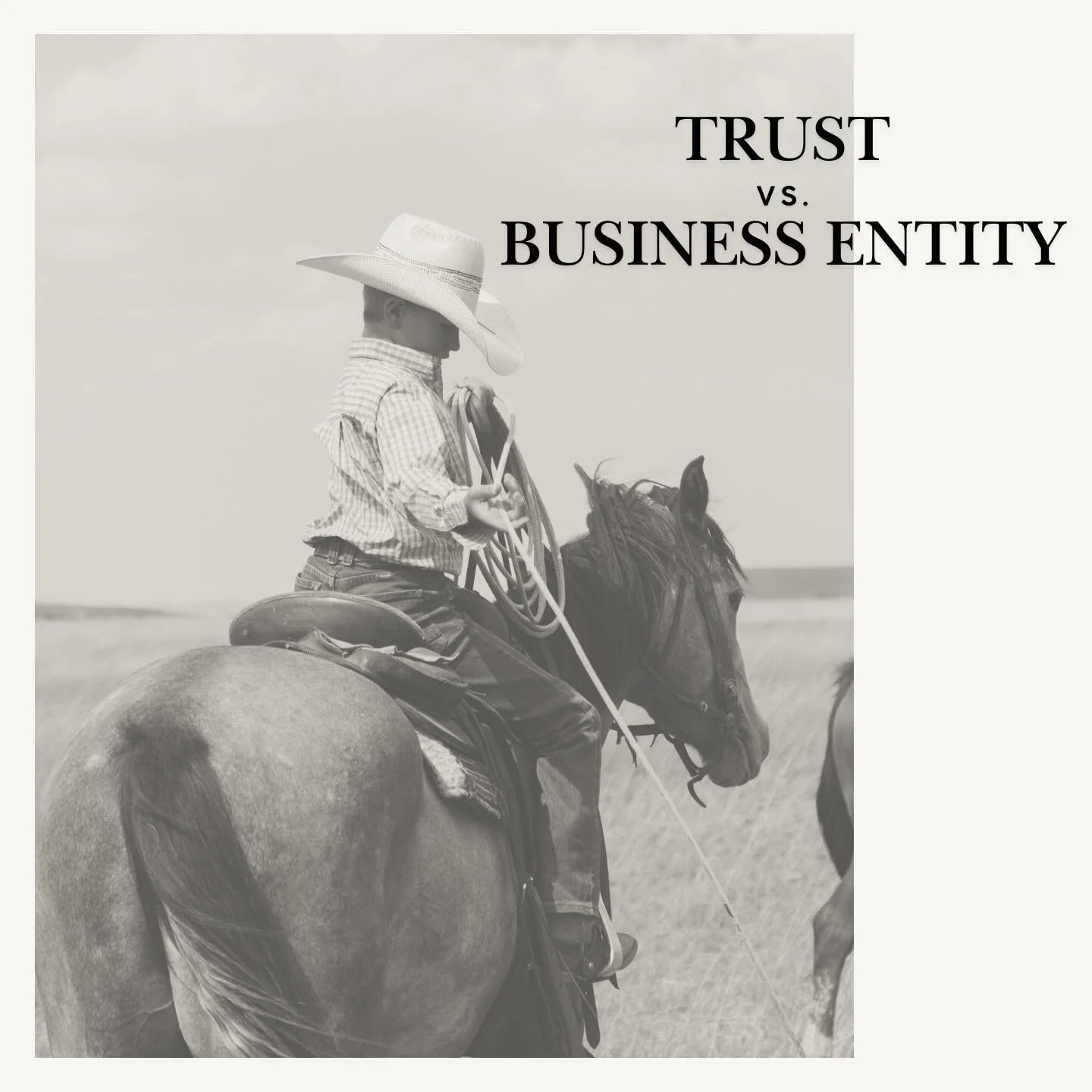 Trust vs. business entity, which one protects your legacy? 

Two powerful legal structures. One critical decision. 

#successionplanning #estateplanning #ranchfamily #farmfamily #agriculture