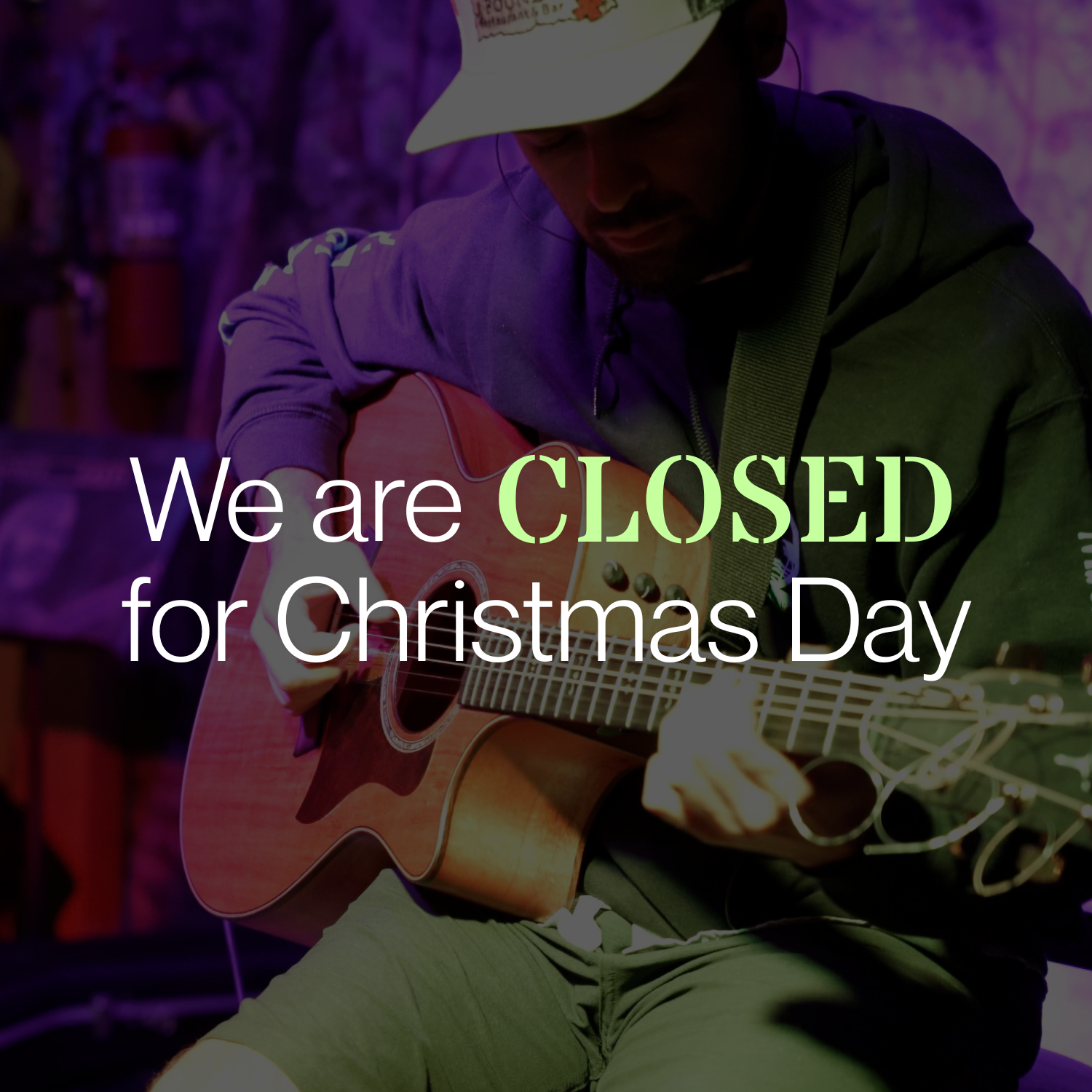 Closed for Christmas Day