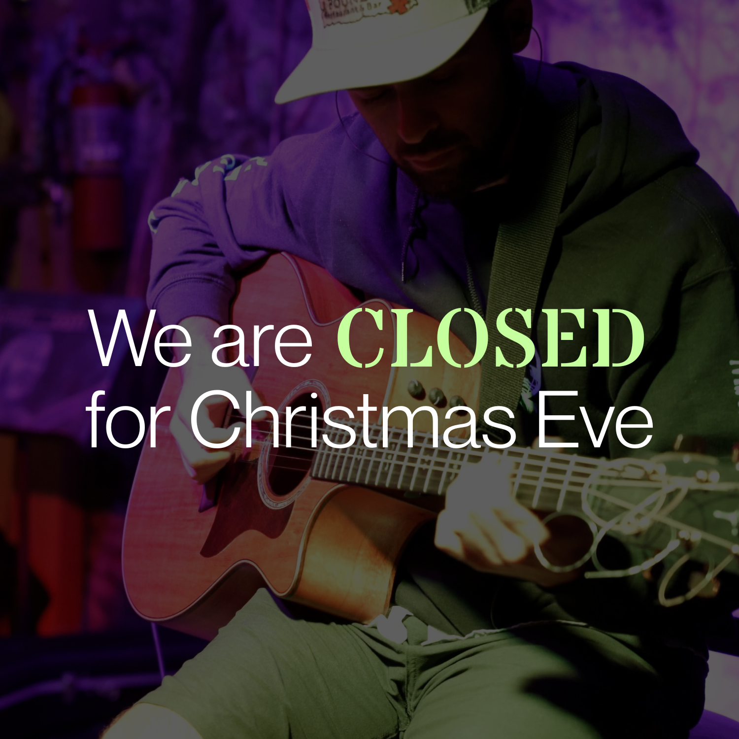 Closed for Christmas Eve