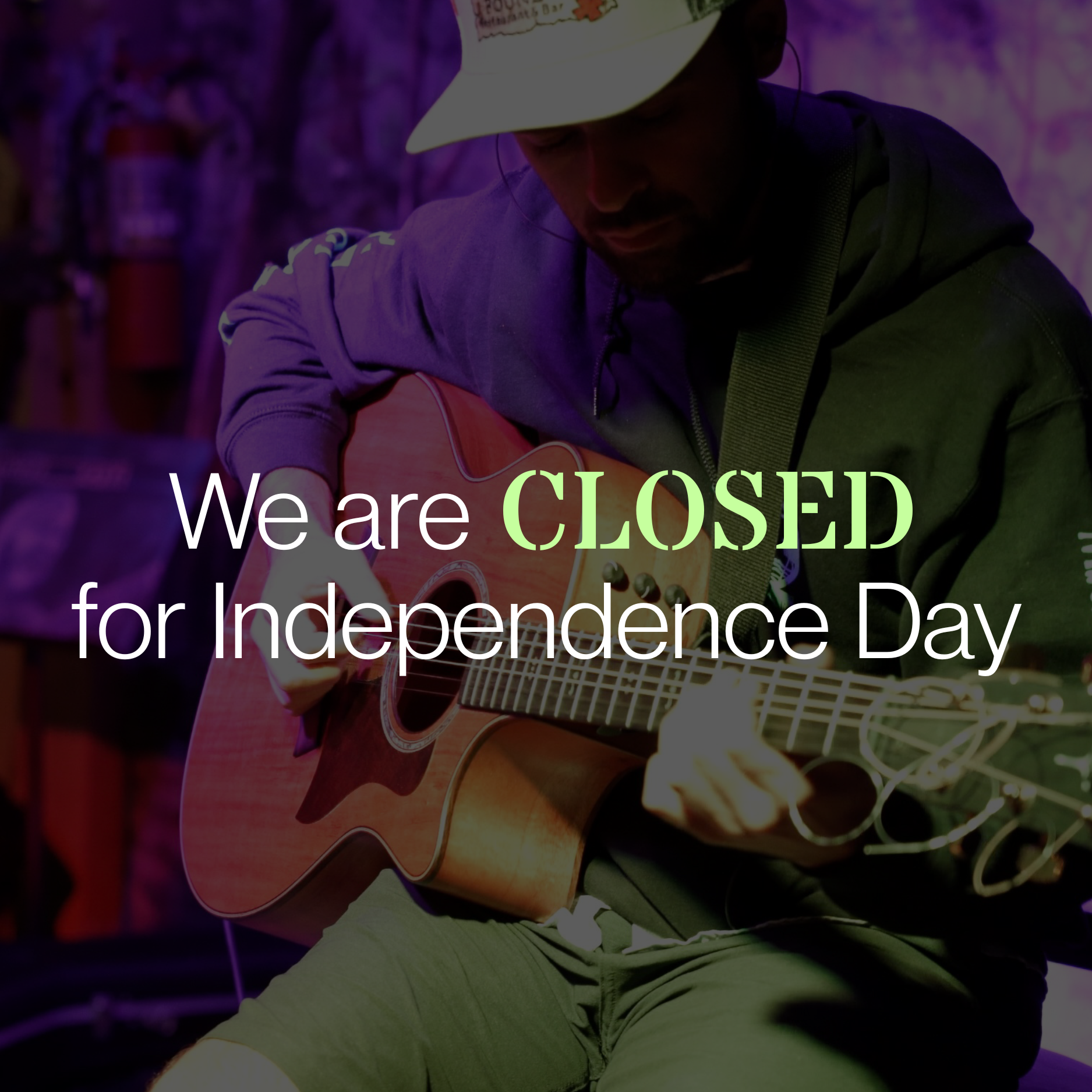 Closed for Independence Day