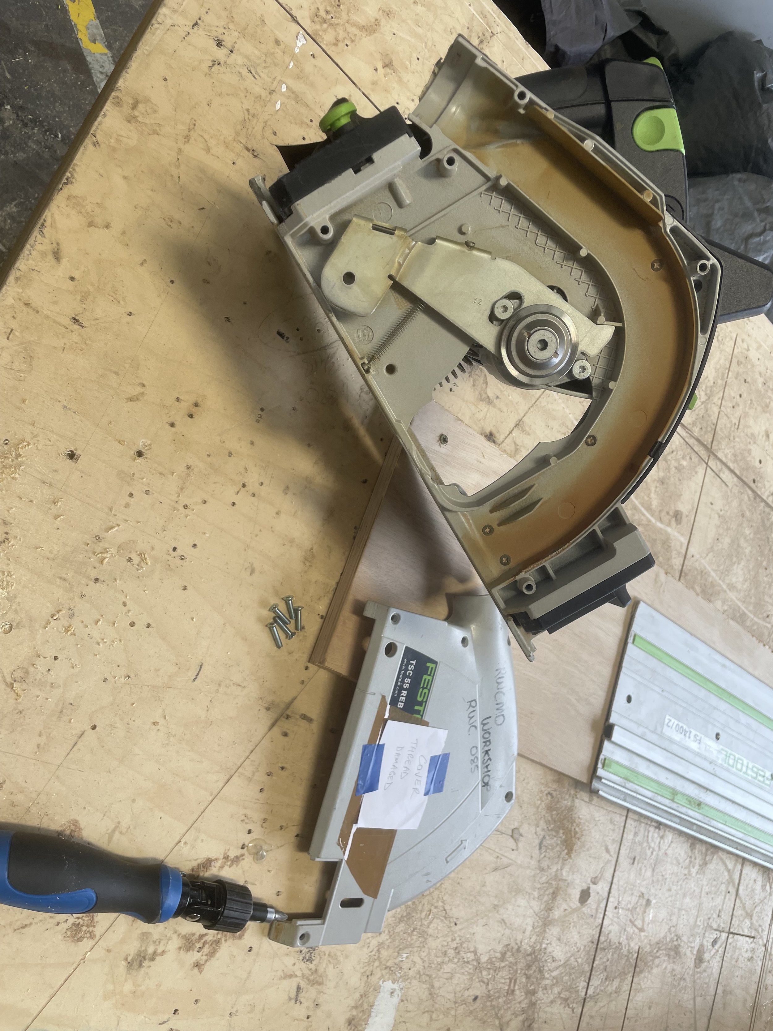 First I had to fix our Festool