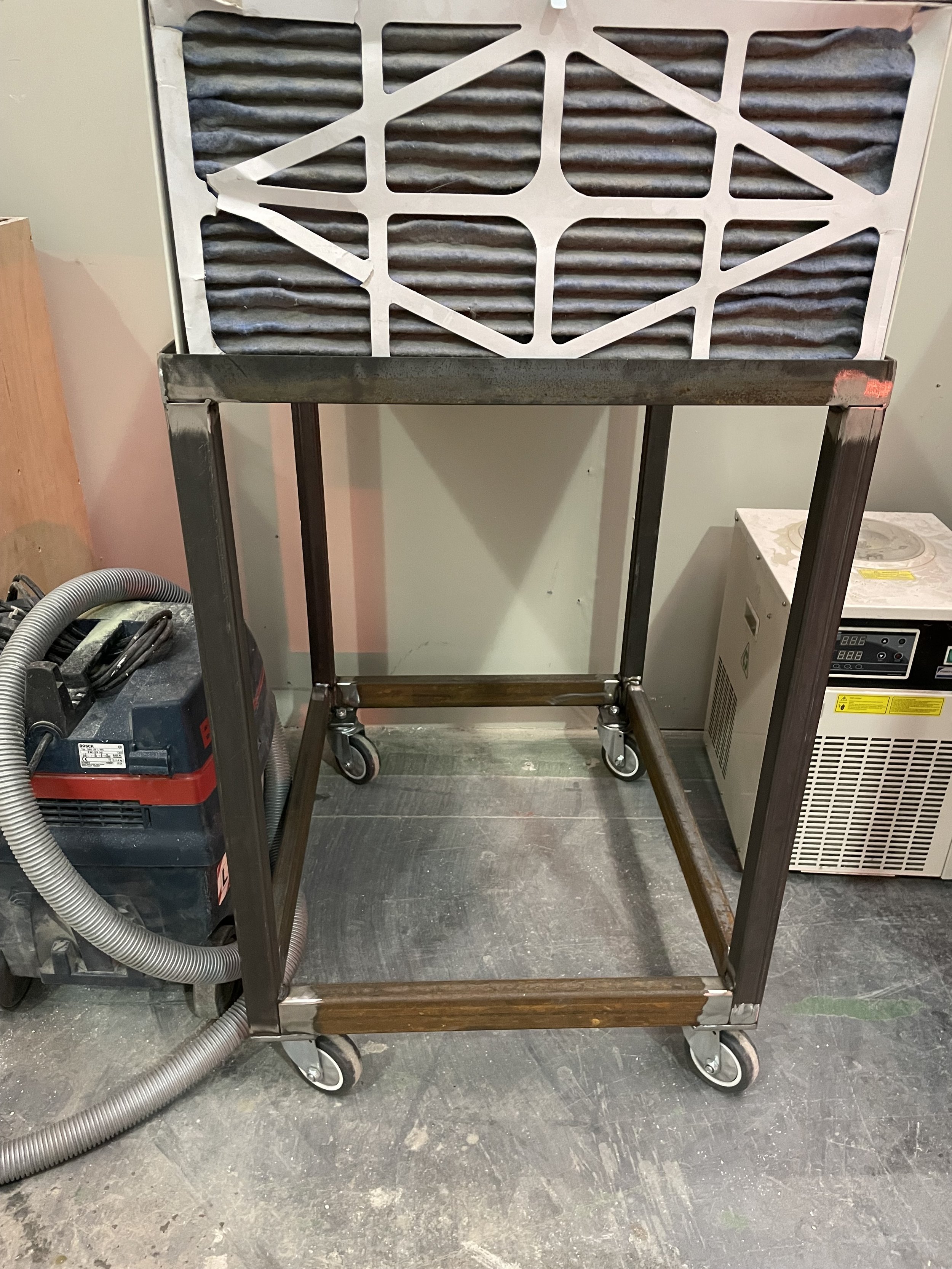 4Wood rolling cart, Photo by Perrin Dunn, Spring 2023