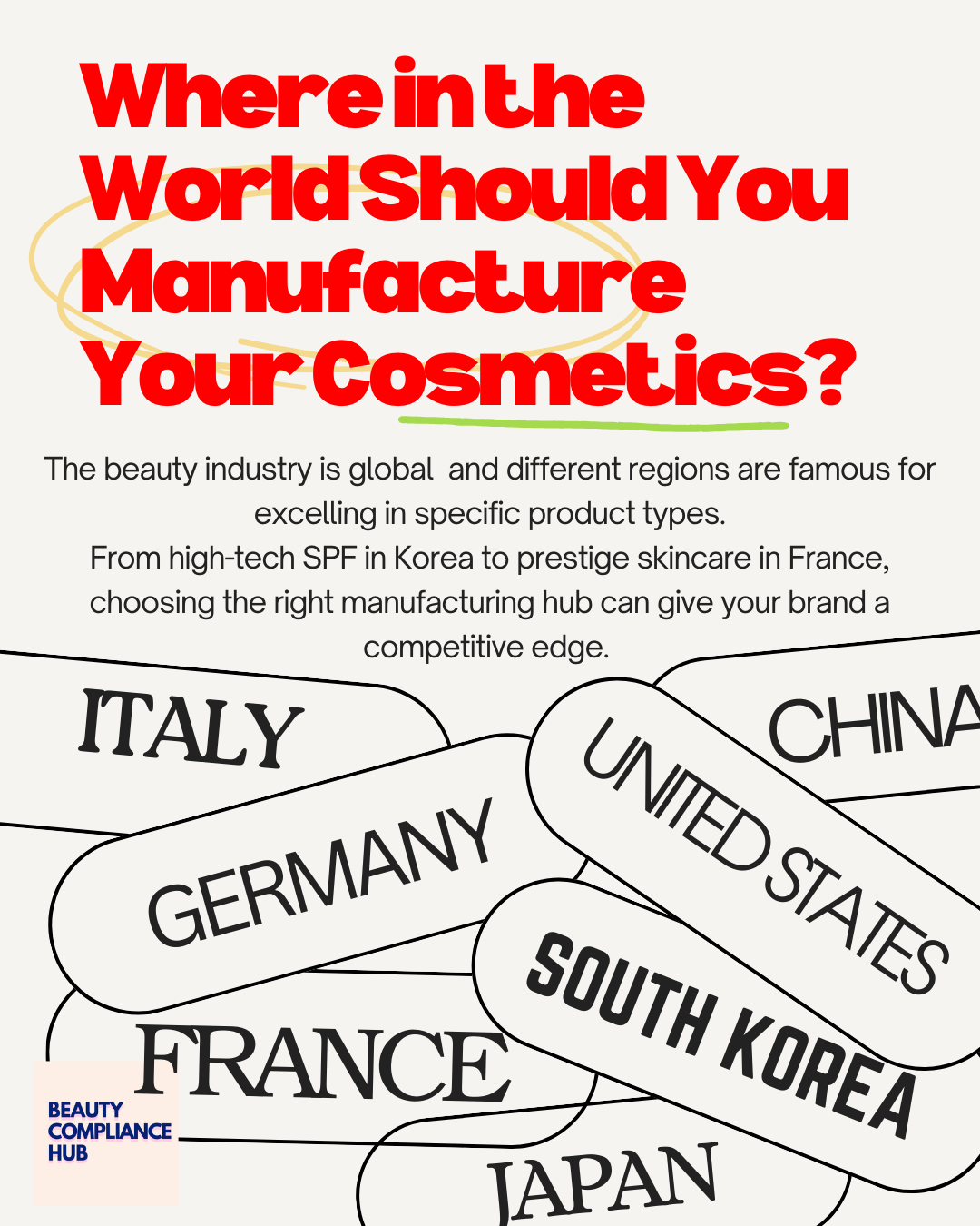 Global Cosmetic Manufacturing: Choosing the Right Region Matters