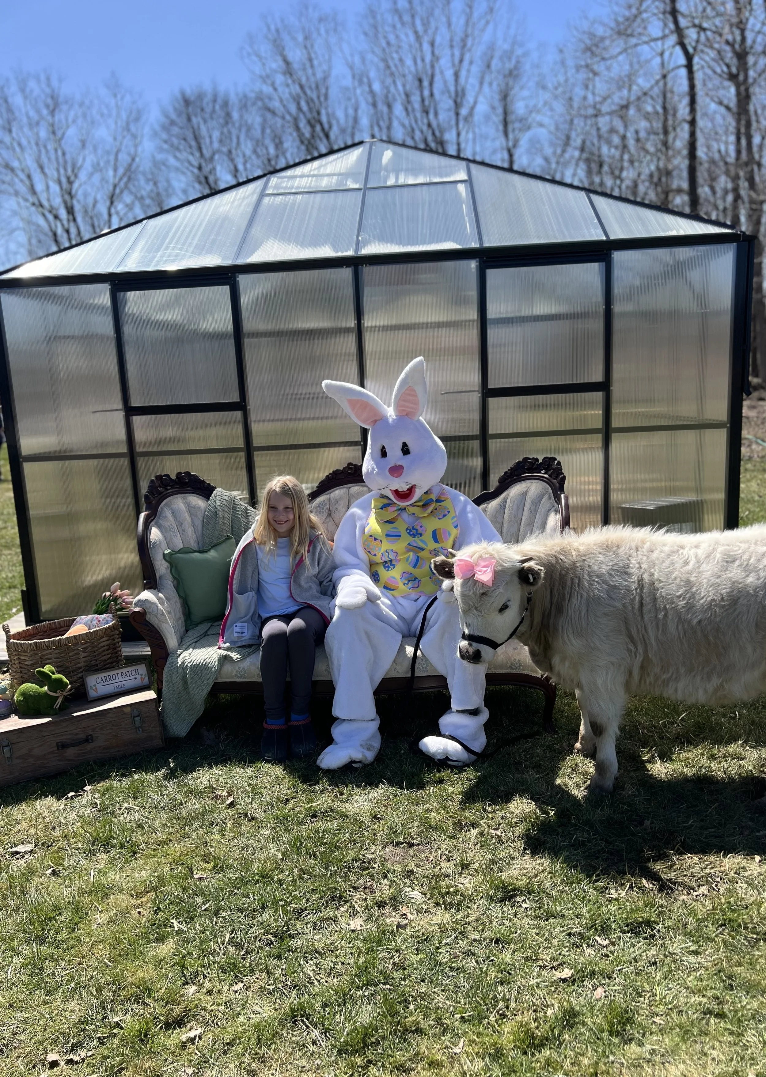 Easter Bunny visits