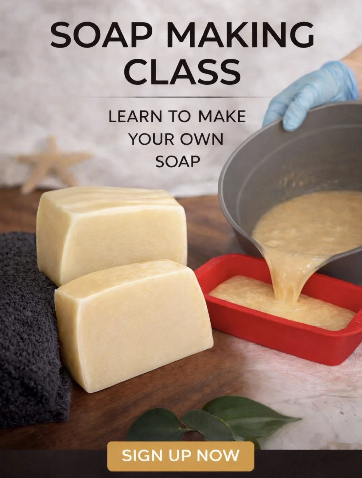 SOLD OUTSoap Making class &amp; cow cuddles