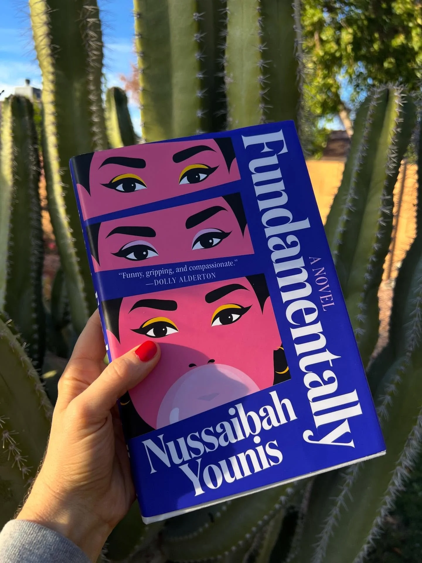 Book Box subscribers are getting this absolute gem in the mail for January. I brought it on a quick trip to Arizona and am whipping through it. Look at the blurbs on the back cover!! So funny and raunchy and tender. &ldquo;A Muslim Fleabag&rdquo; is 