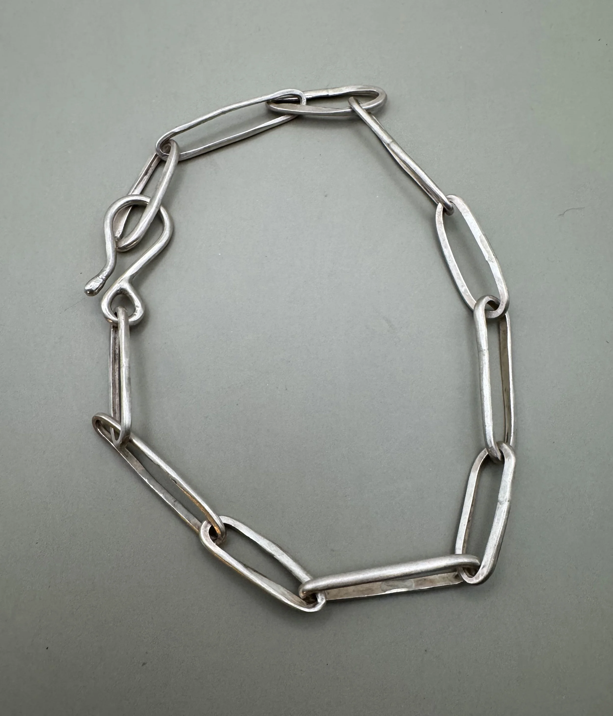 Handmade Sterling Silver Chain Bracelet