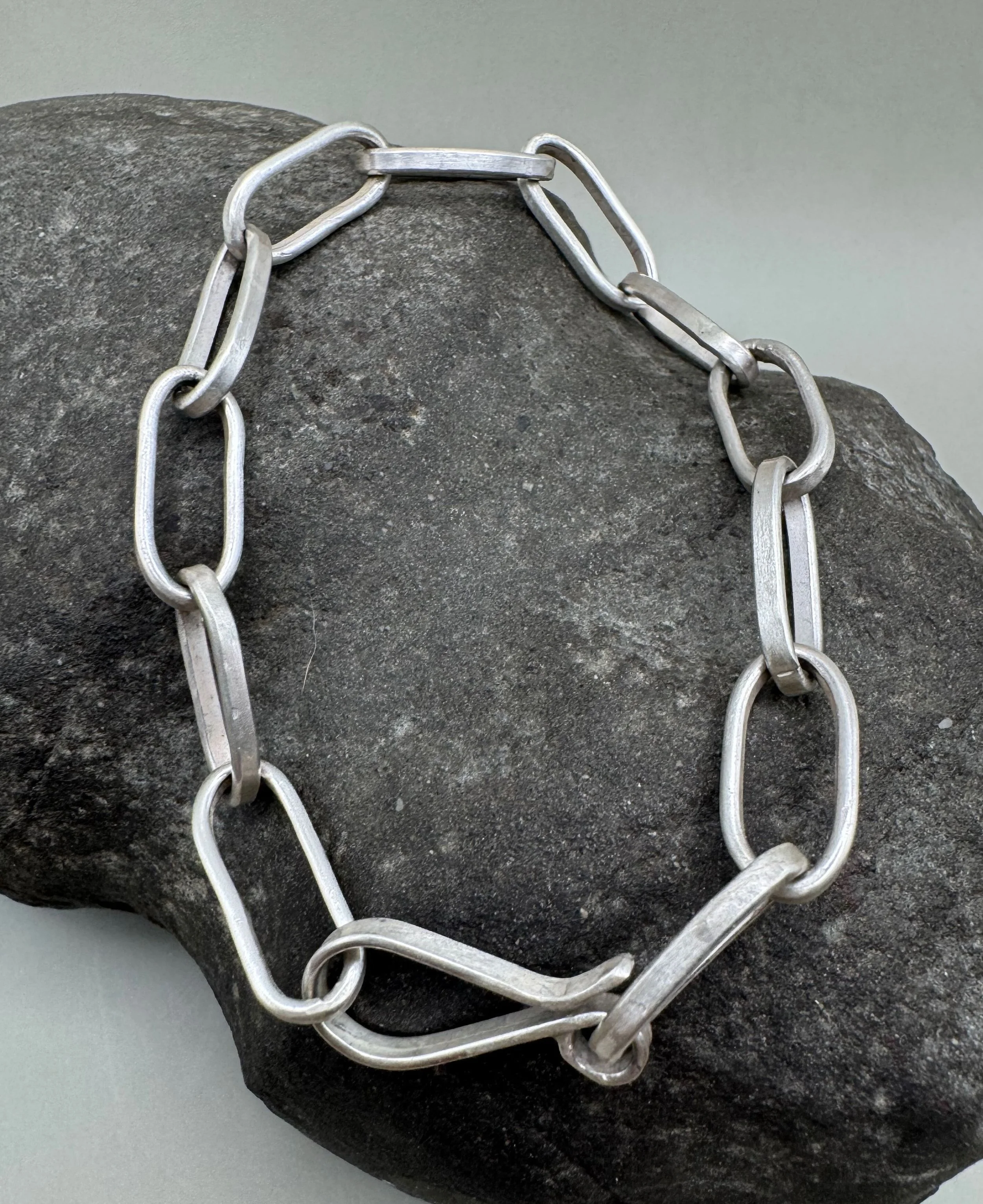 Sterling Silver Handmade Chain Bracelet
