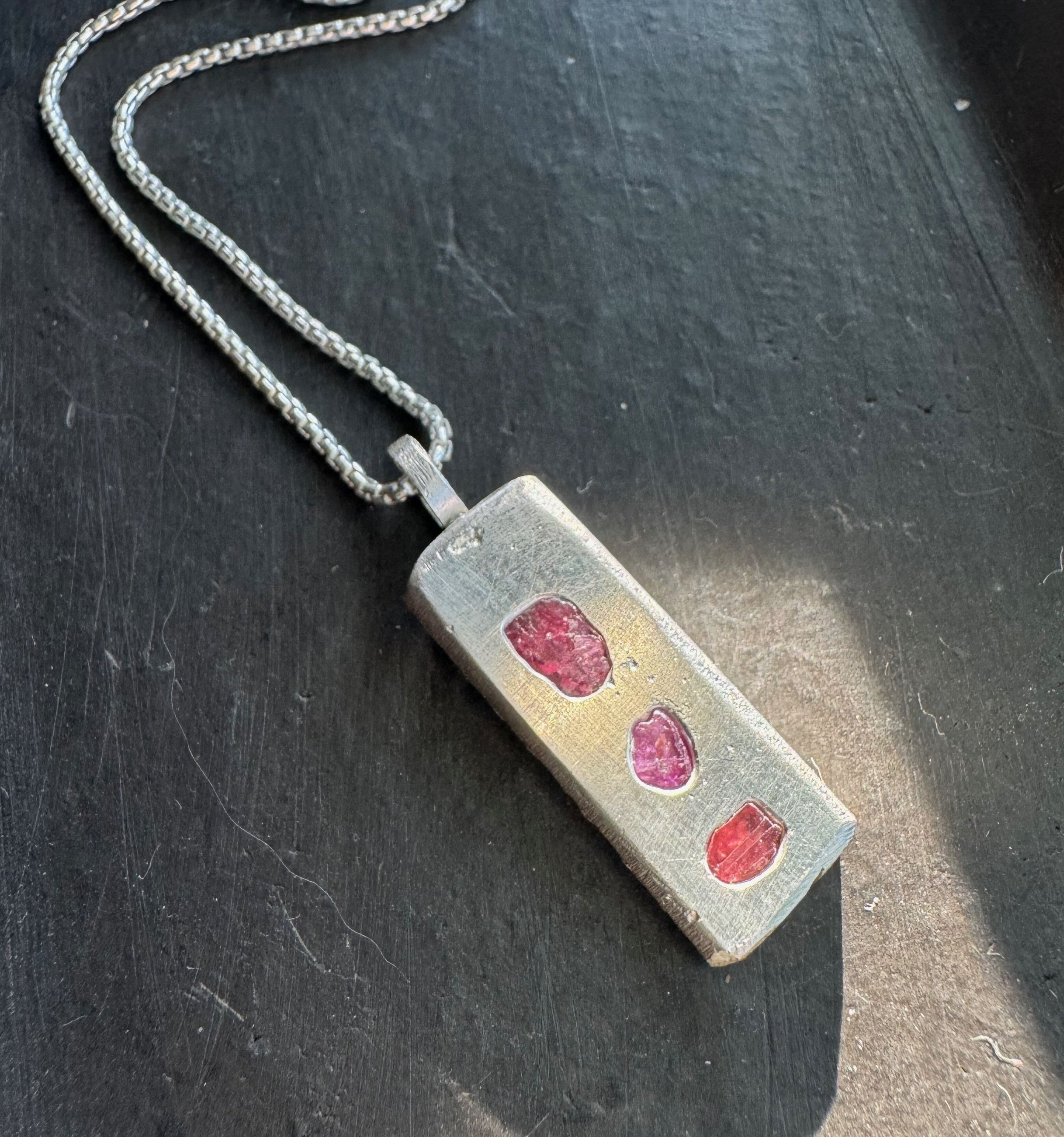 Pink Tourmaline Pendant