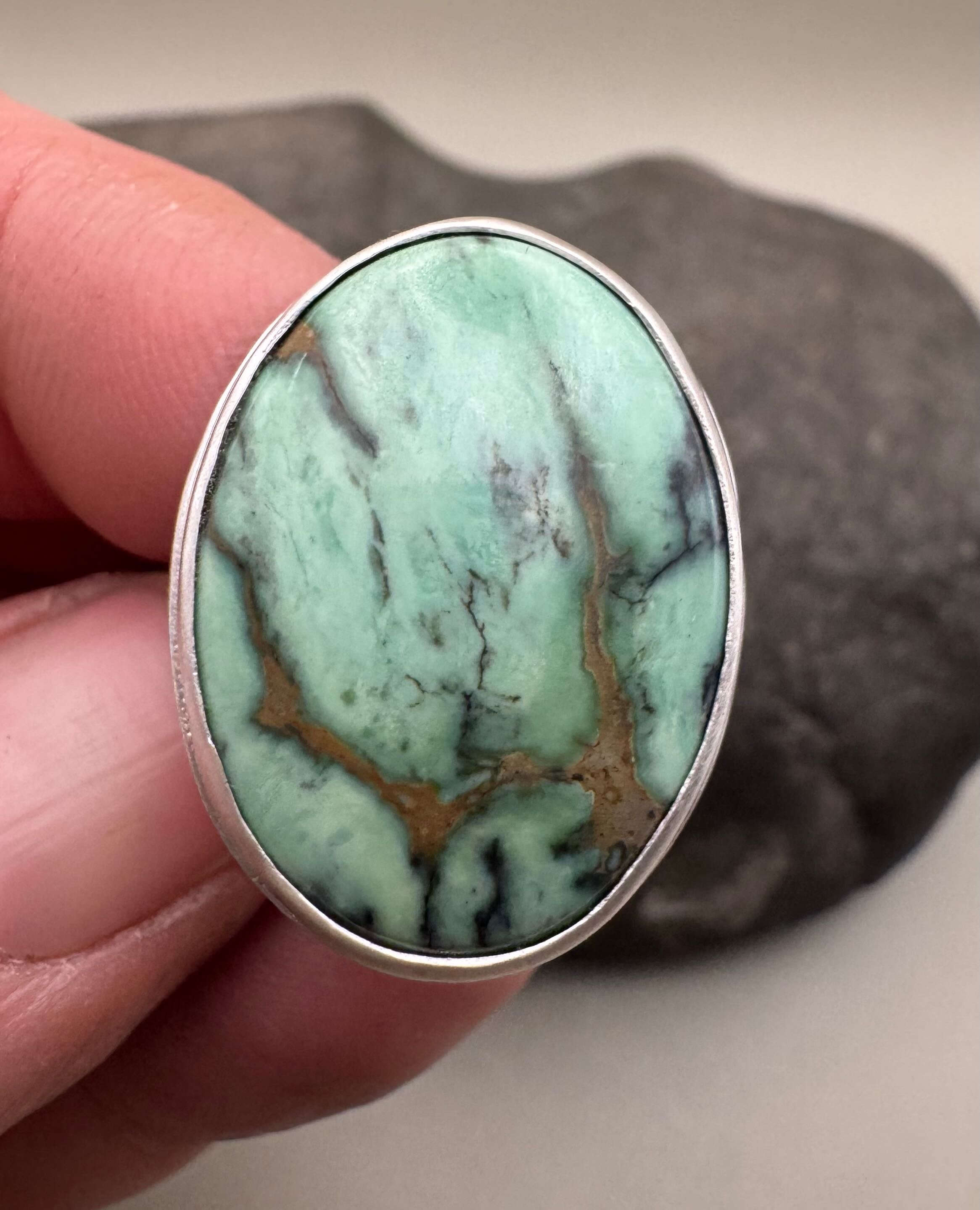 Snowville Variscite Ring