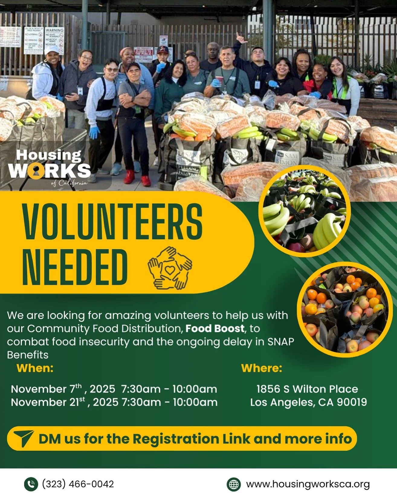 Calling Volunteers for Food BOOST ! 🧺🥕
Amid the the delay in SNAP Benefits, we are mobilizing to provide as many nutritional bags of groceries for the community as we can! 

We hold bi-monthly food distributions every month. Thank you to our partne