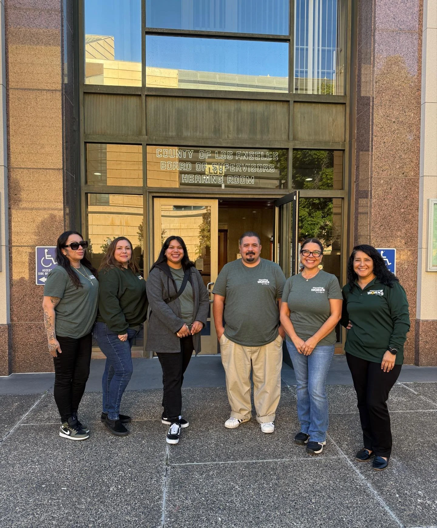 Advocacy Day! 💬🏠

Yesterday, Housing Works frontline staff showed up at the LA County Board of Supervisors  meeting and spoke during public comment on The Measure A Spending plan and its proposed funding cuts. 

We urged the Board to preserve the p