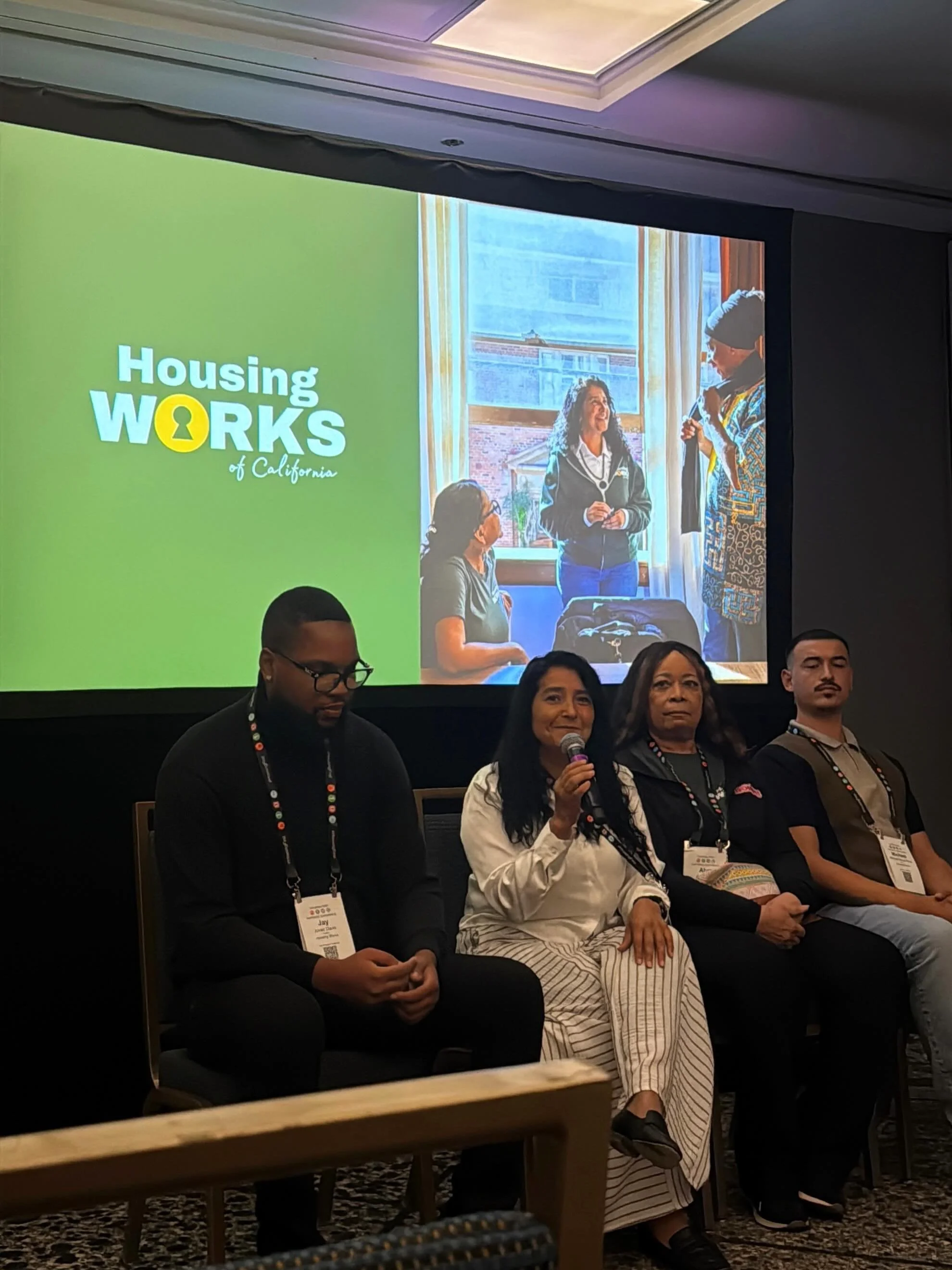 📣Advocacy in Action 📣 
Our team of HW Staff had the amazing opportunity to present at the Housing First Partners Conference last week, through a spoken word performance and facilitated panel discussion- bringing real frontline voices into a nationw