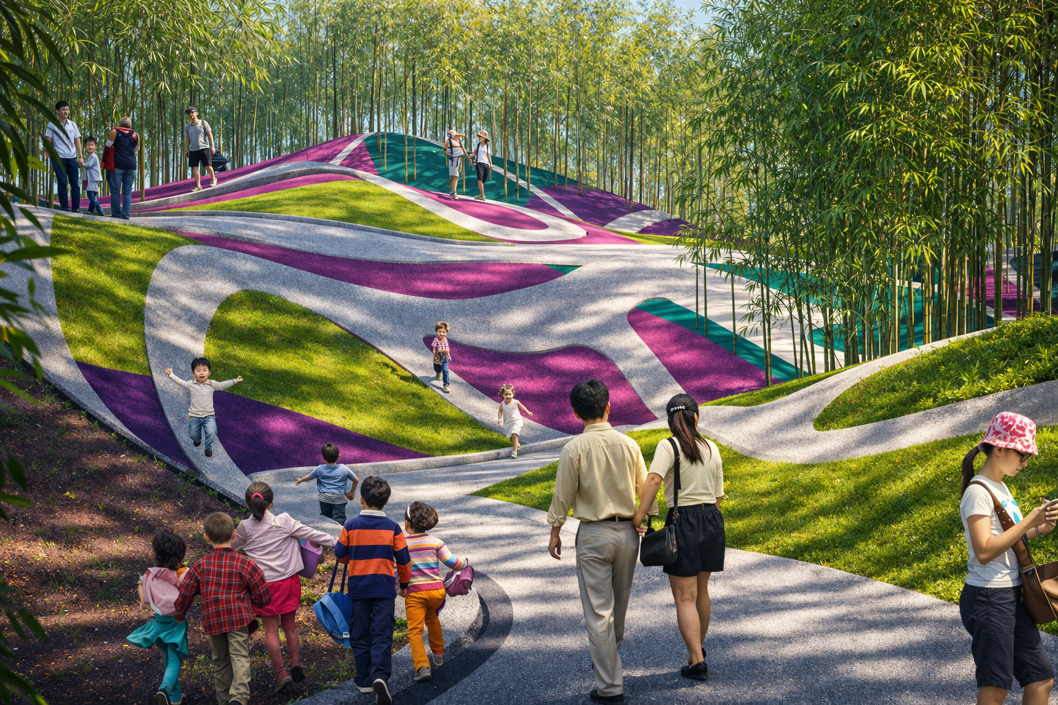 Happy Valley Garden, Hubei, China 
