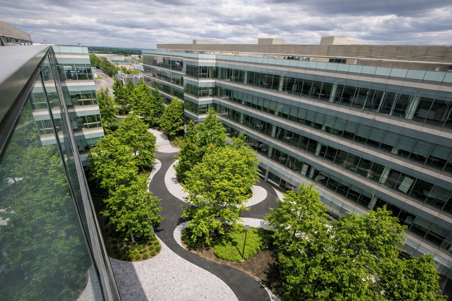 East Village Courtyard, Novartis North American Headquarters, East Hanover, NJ