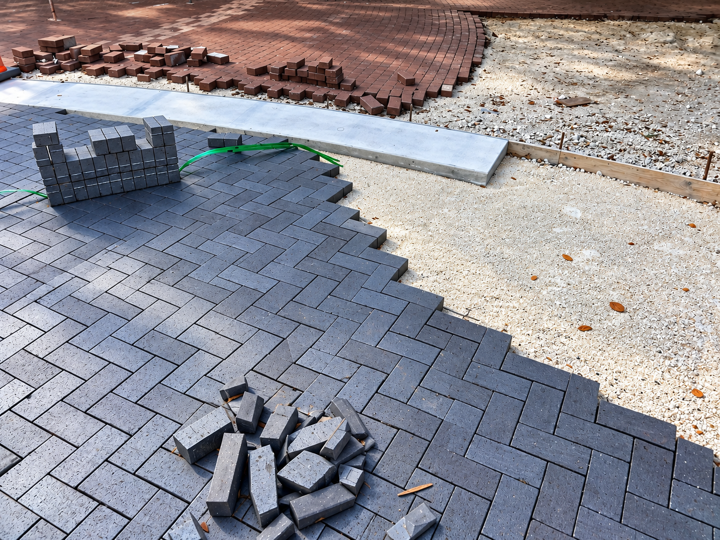 Huizega Pavement Going In.png