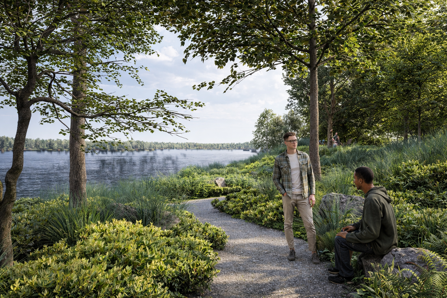 Memorial Garden for Brice Marden, Athens, NY