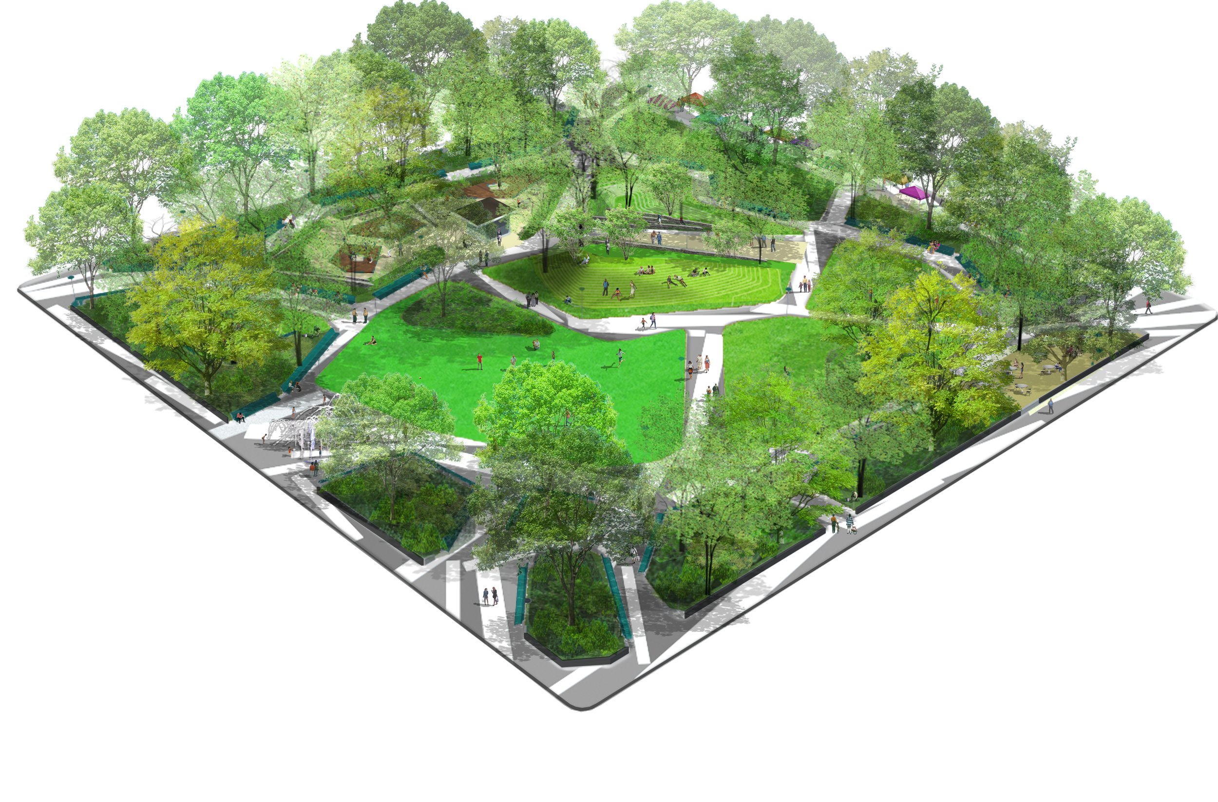 Moore Square Master Plan, Raleigh, NC
