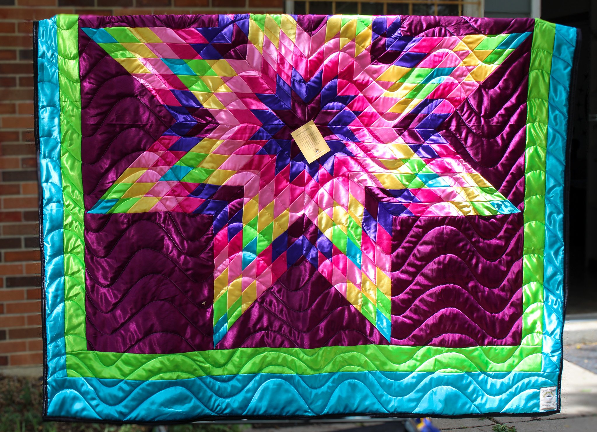 Star Quilt Satin Queen