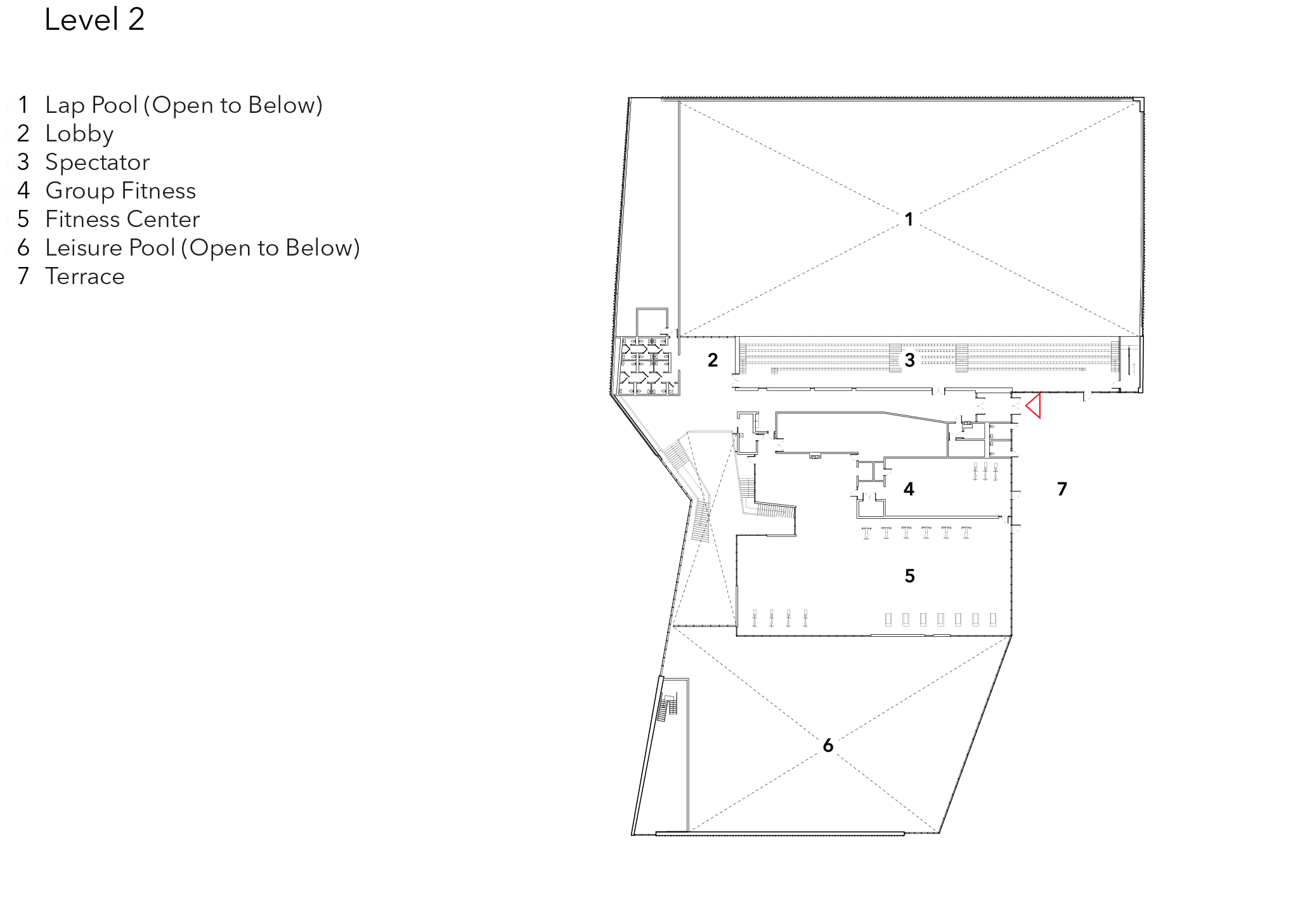 Long Bridge Park Community Centre_second level Floorplan
