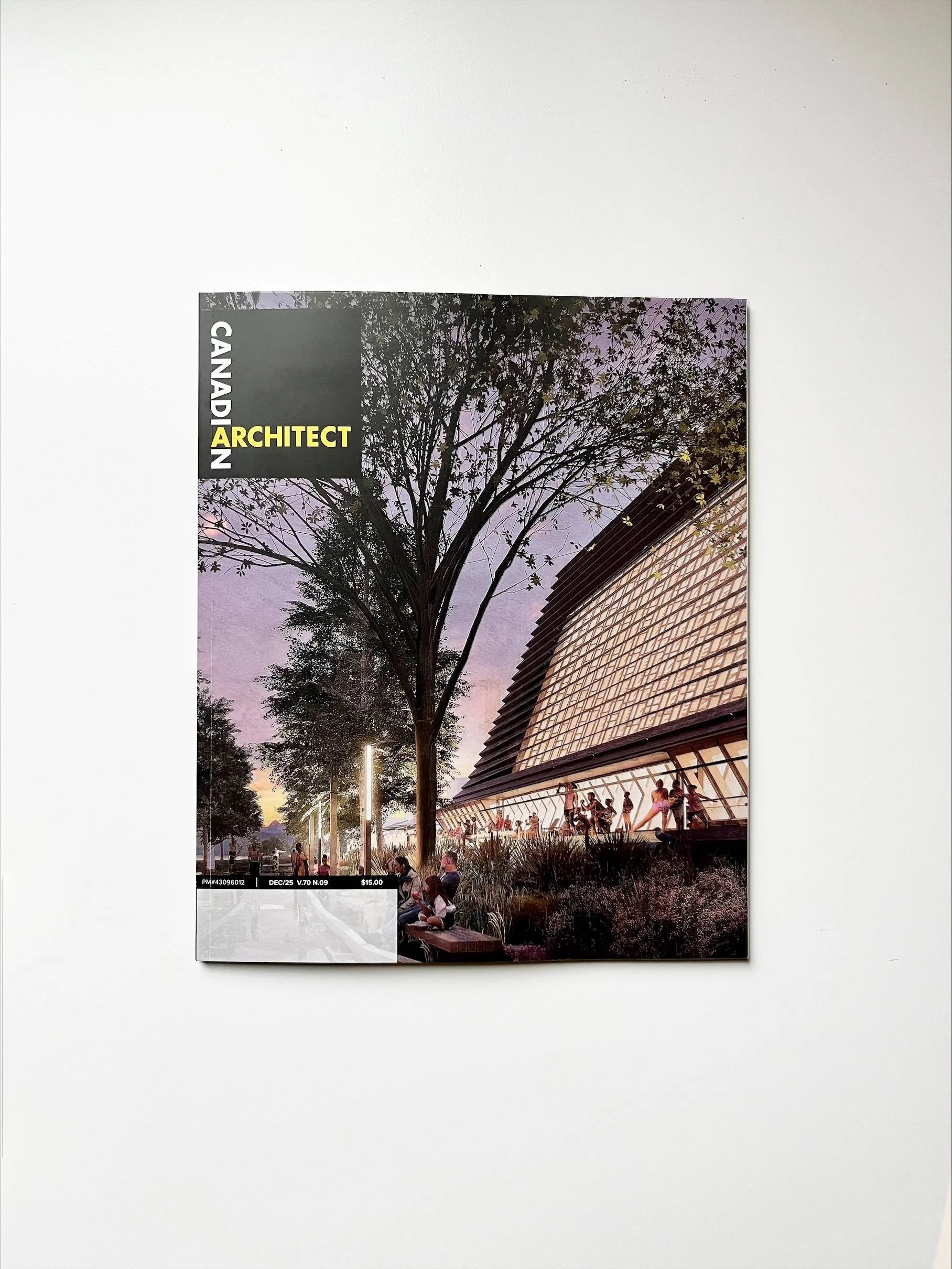 Vancouver Aquatic Centre on the Cover of Canadian Architect