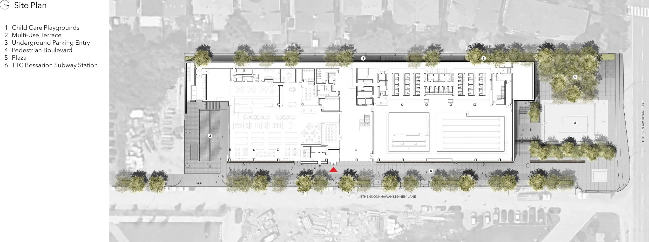 Ethennonnhawahstihnen' Community Centre Site plan