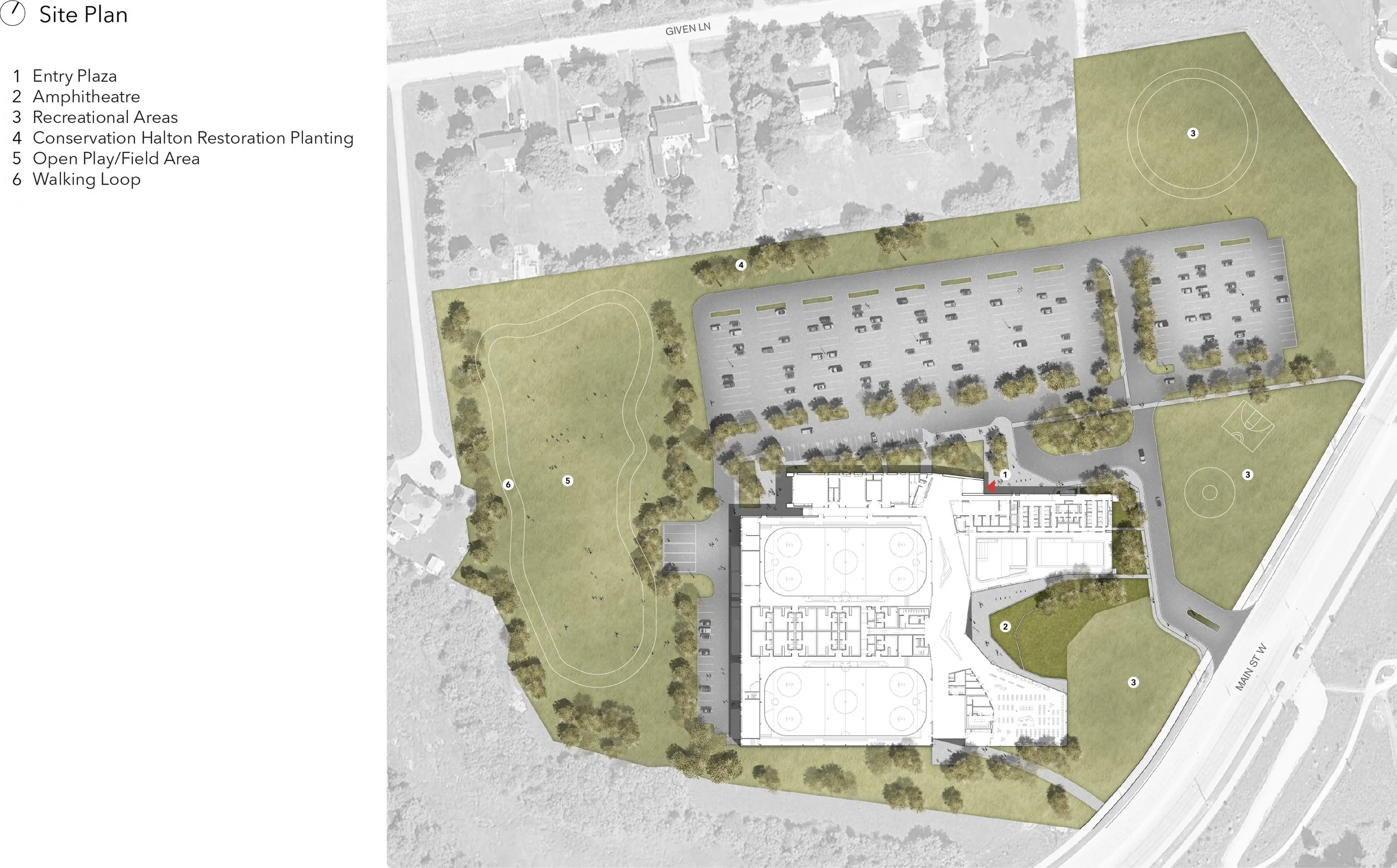 Sherwood Community Centre and Library SitePlan