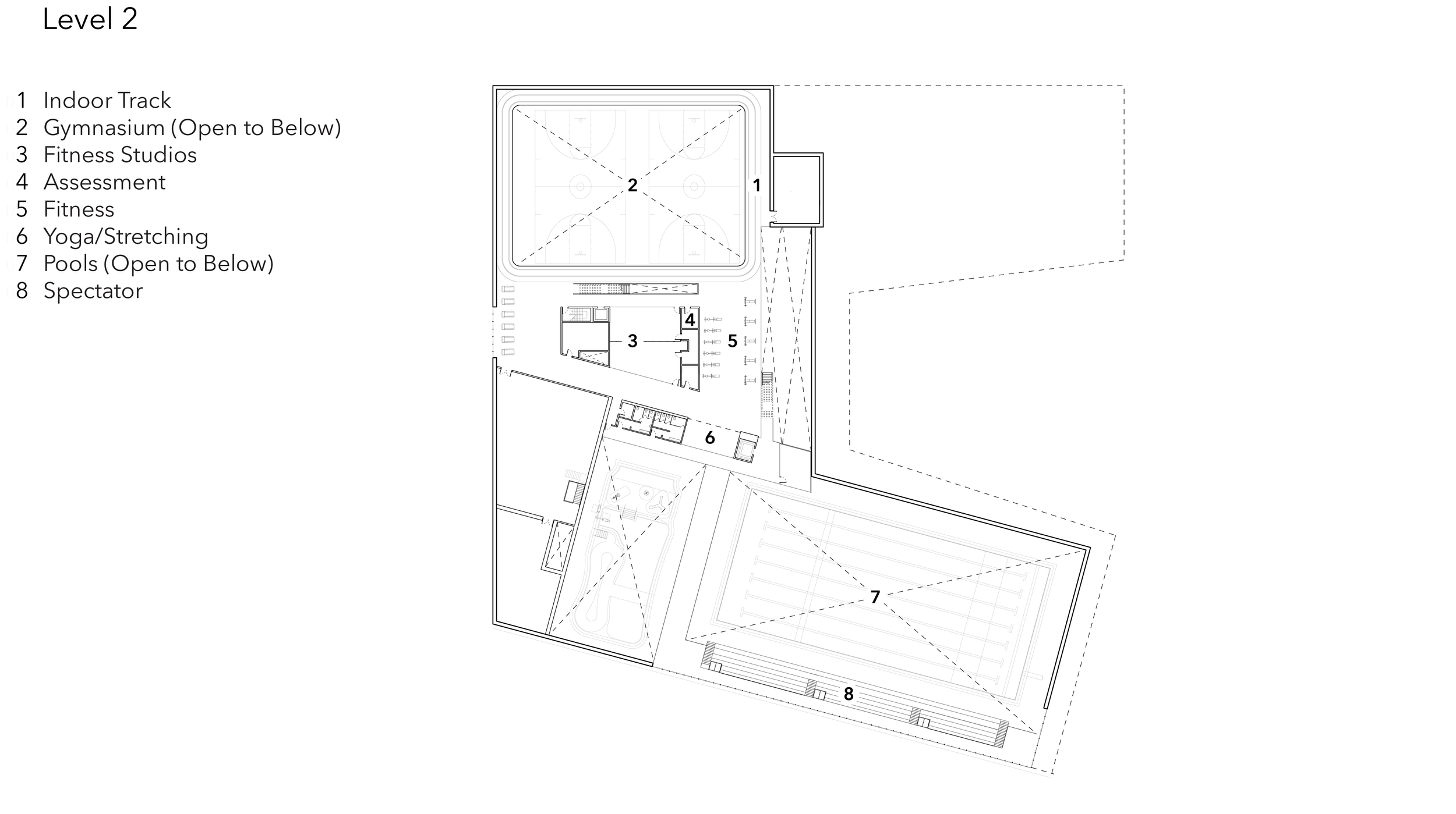 Ashburn Recreation Centre_second level Floorplans