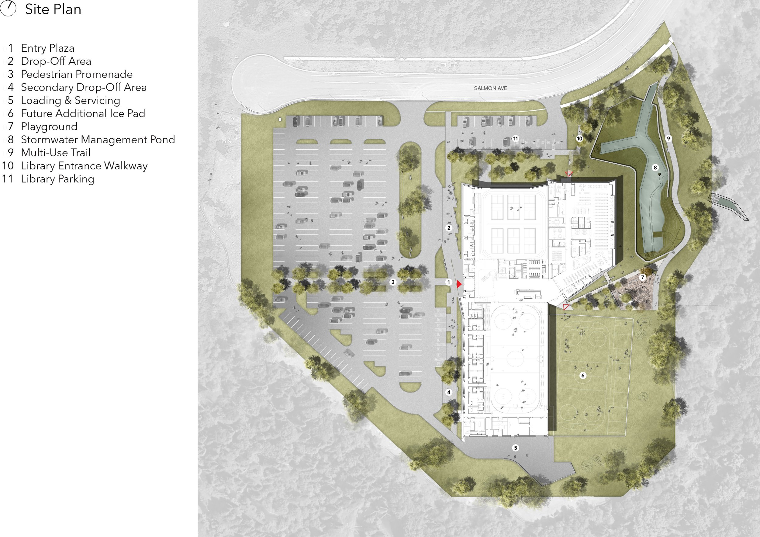 Muskoka Lumber Community Centre SitePlan
