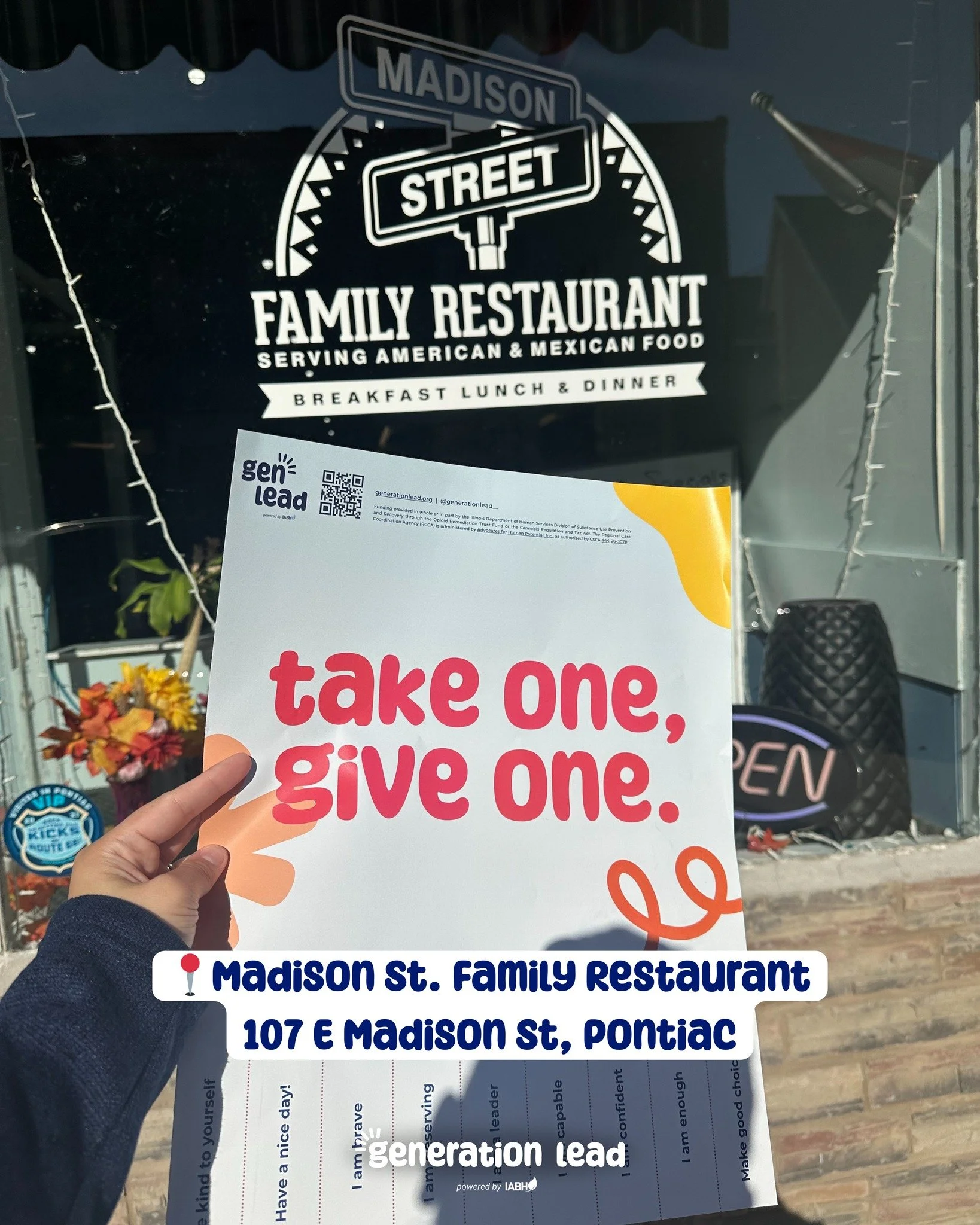 Here are some dissemination highlights from Livingston County! Want to see Generation Lead in your school or community? Request materials now at generationlead.org

&mdash;

Funding provided in whole or in part by the Illinois Department of Human Ser