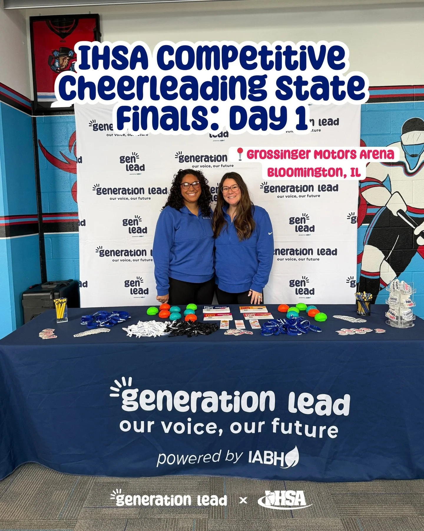 IHSA State Cheer Finals are off to a great start! The energy and passion is unmatched, on and off the mat! We have had such a great time seeing new and familiar student leaders. We are so excited to be here all weekend&mdash;be sure to stop by our ta
